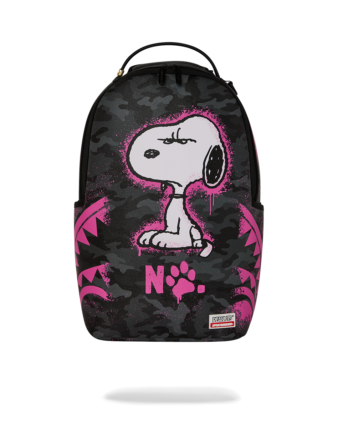 Image of Унисекс Раница SPRAYGROUND SNOOPY PINK STENCIL BACKPACK 910B8781NSZ- Ballistic sport, Балистик