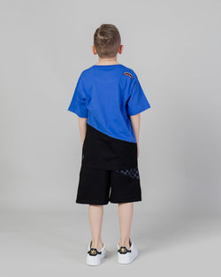 Image of Юношеска Тениска SPRAYGROUND BEAR HANGTAG T-SHIRT BLUE J - Ballistic-sport