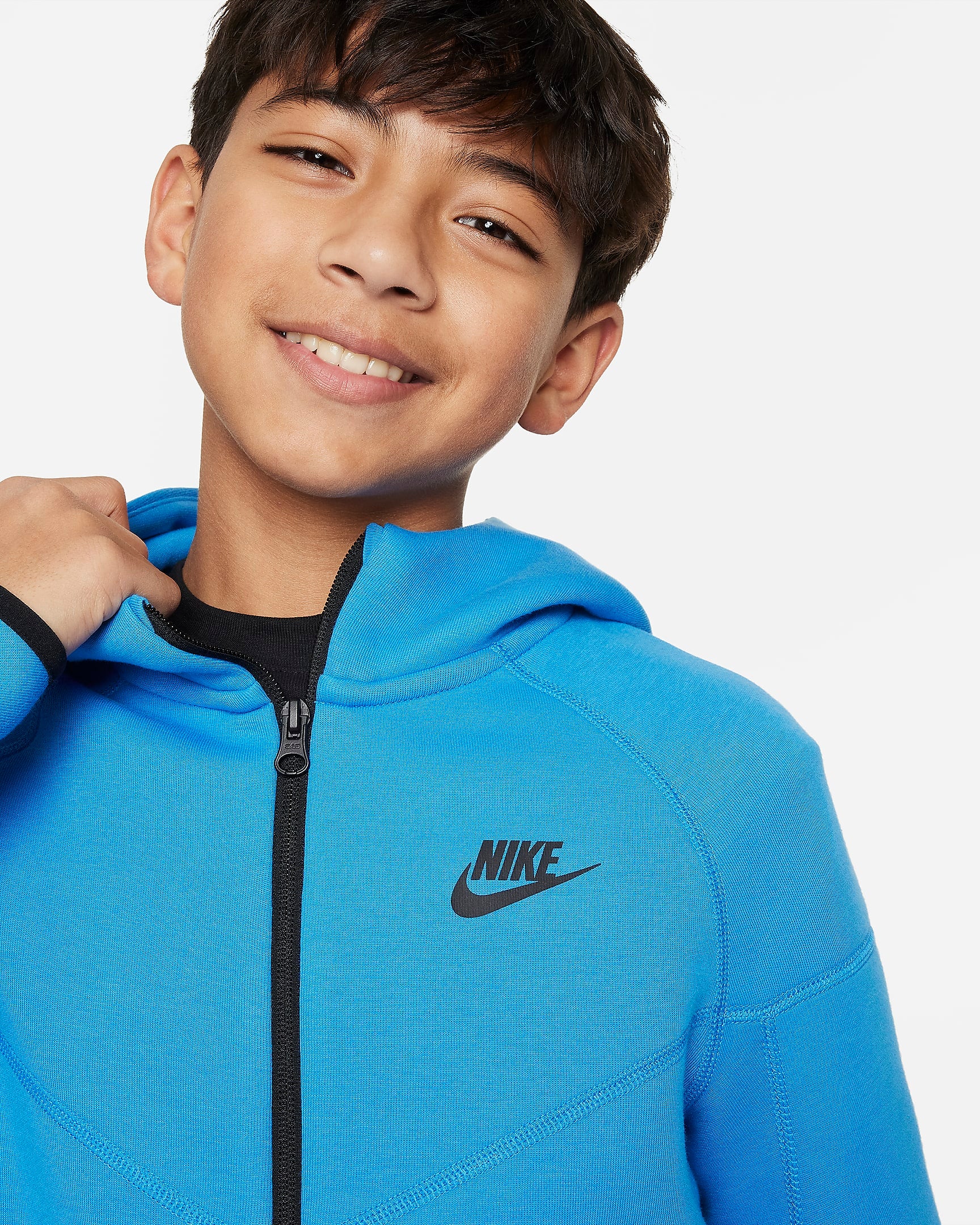 Image of Юношески Суитшърт NIKE B NSW TECH FLC FZ - Ballistic-sport