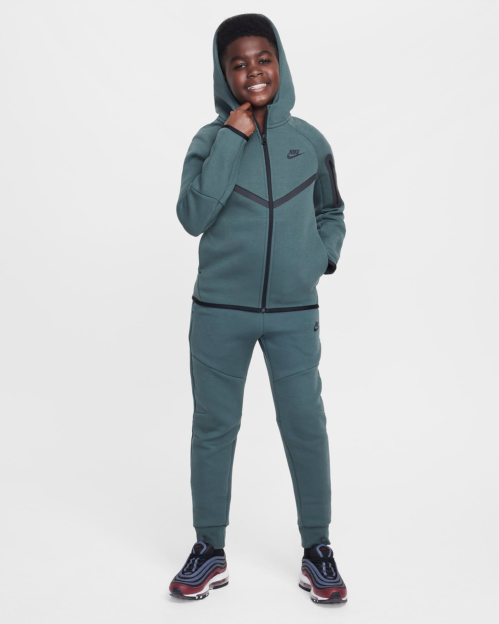 Юношески Суитшърт NIKE B NSW TCH FLC FZ - PD - Ballistic-sport