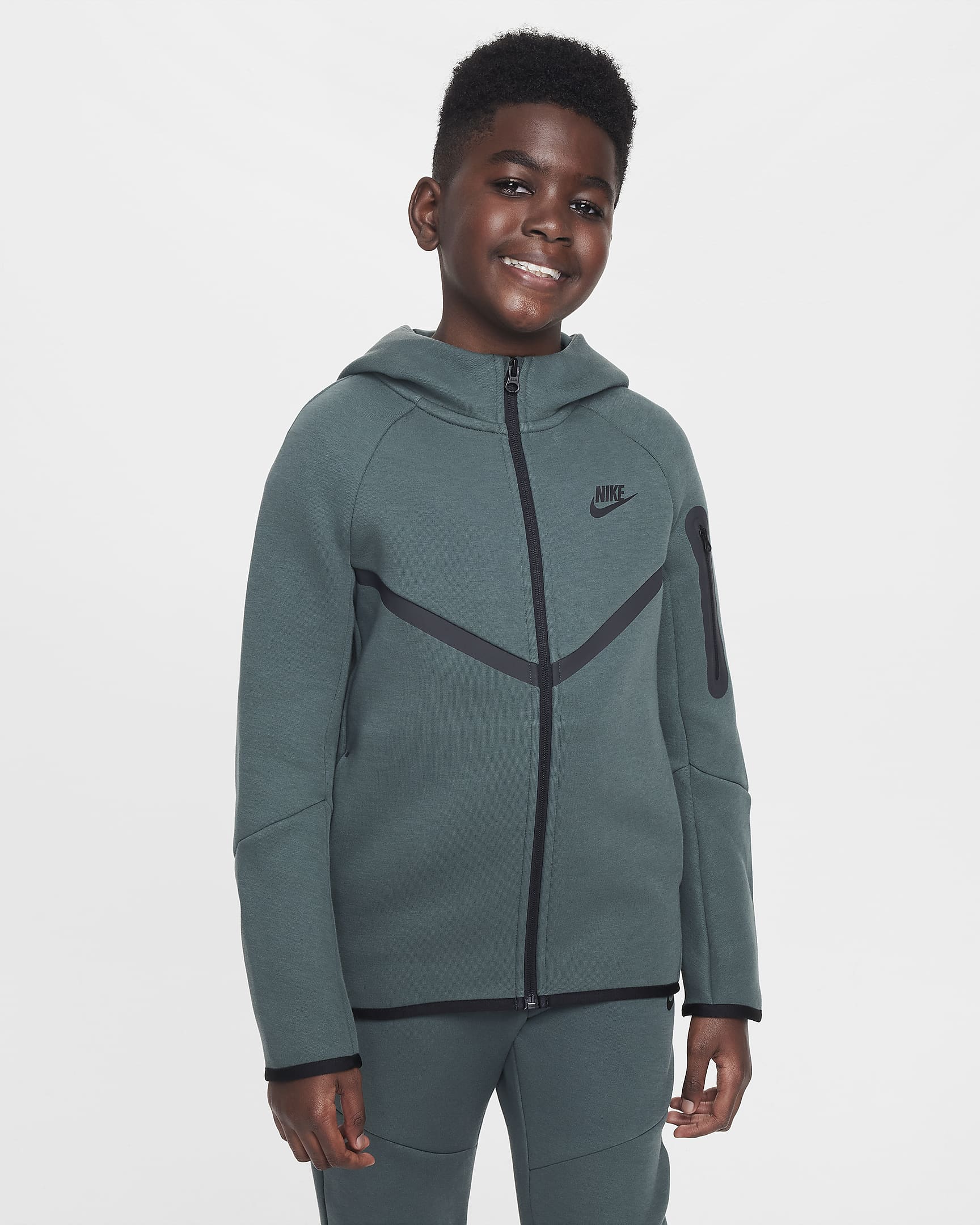 Юношески Суитшърт NIKE B NSW TCH FLC FZ - PD - Ballistic-sport