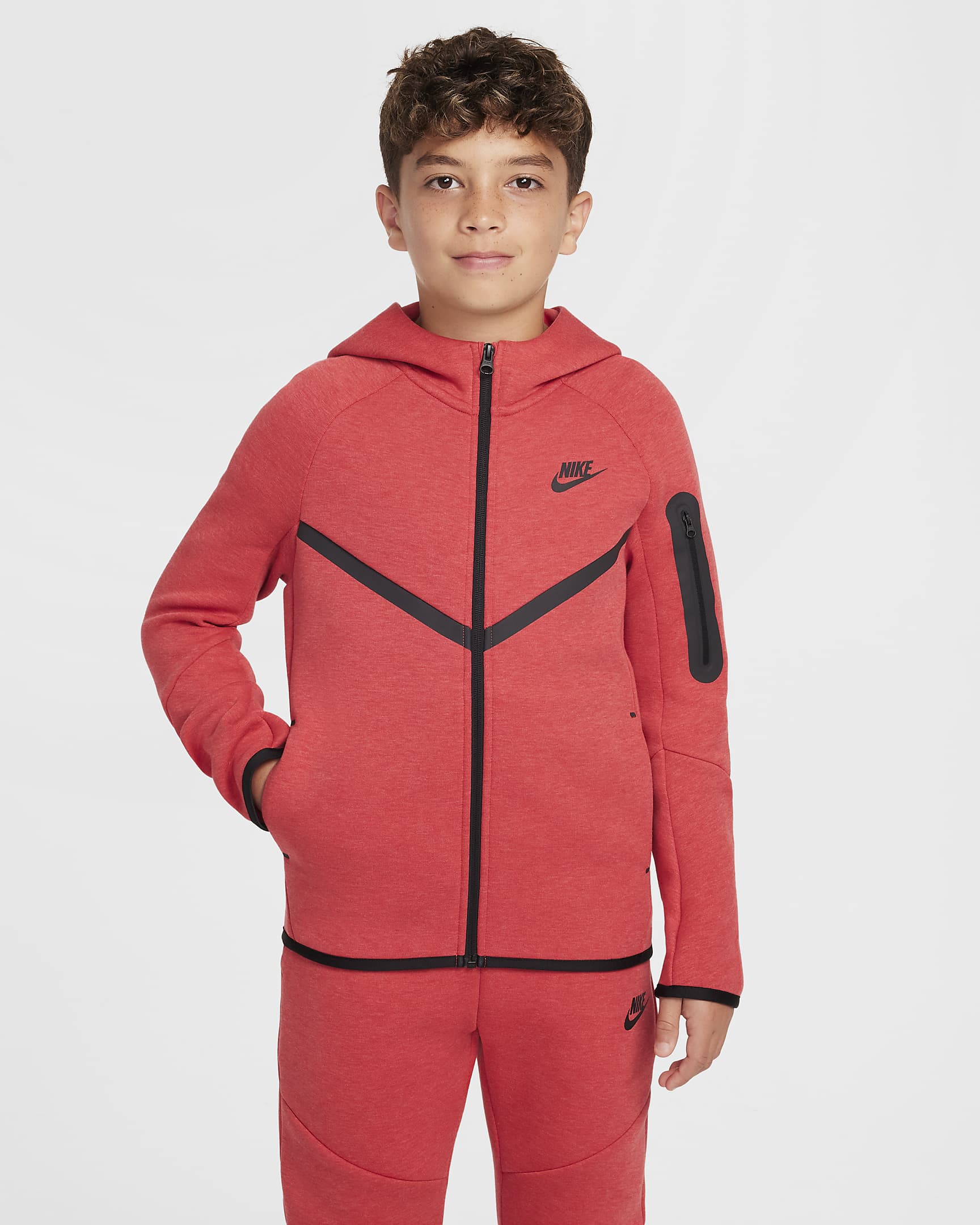 Юношески Суитшърт NIKE B NSW TCH FLC FZ - PD - Ballistic-sport