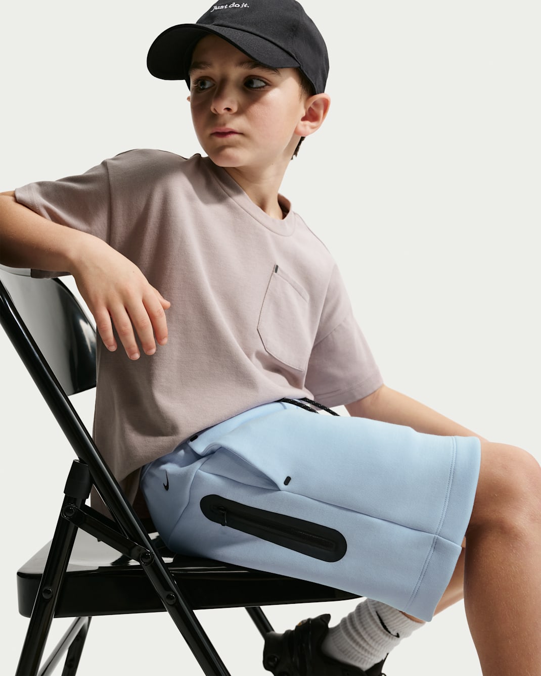 Image of Детски Къс панталон NIKE B NSW TCH FLC SHORT - PD HV1196-407- Ballistic sport, Балистик