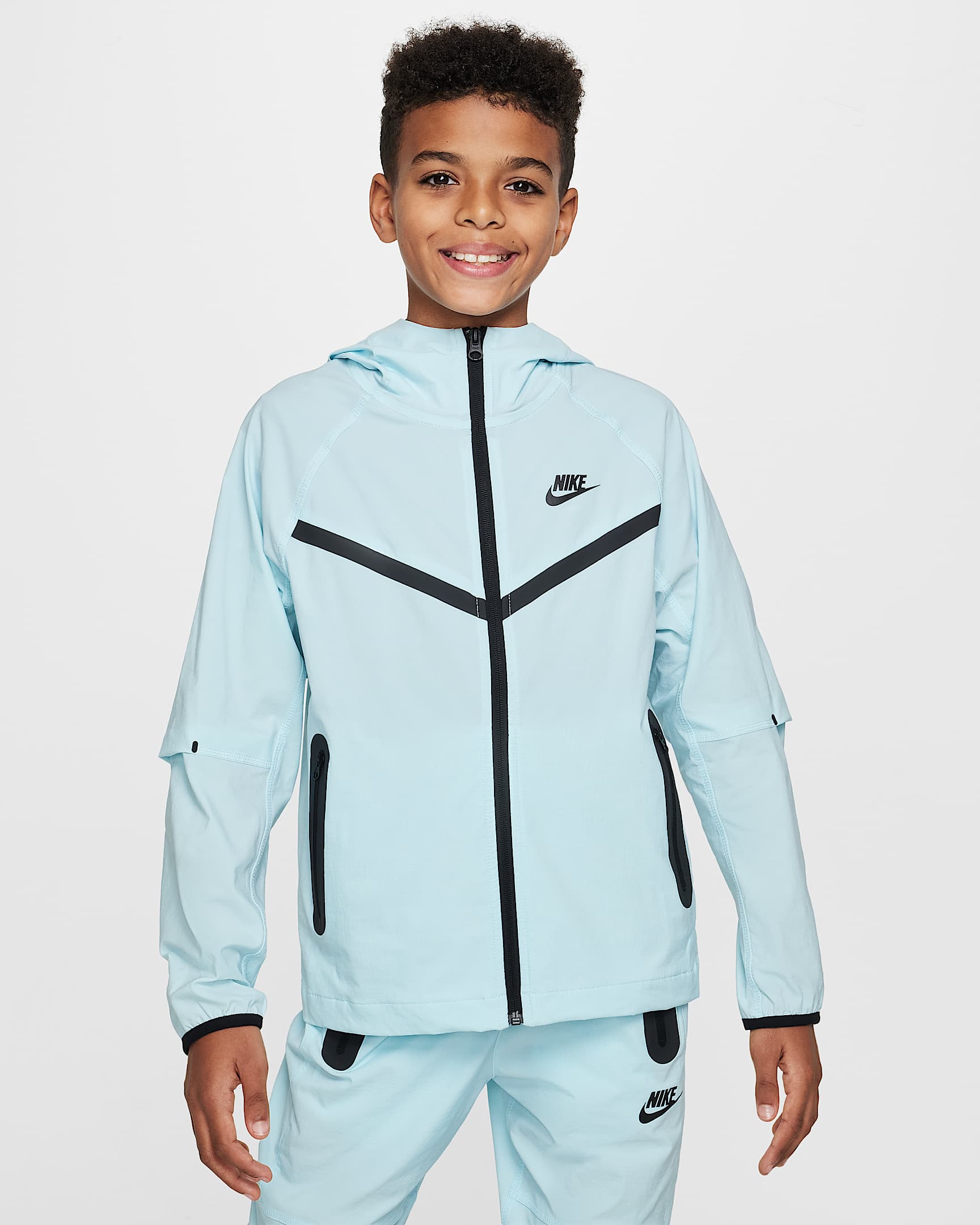 Детско Яке NIKE B NSW TCH WVN FZ JKT - PD