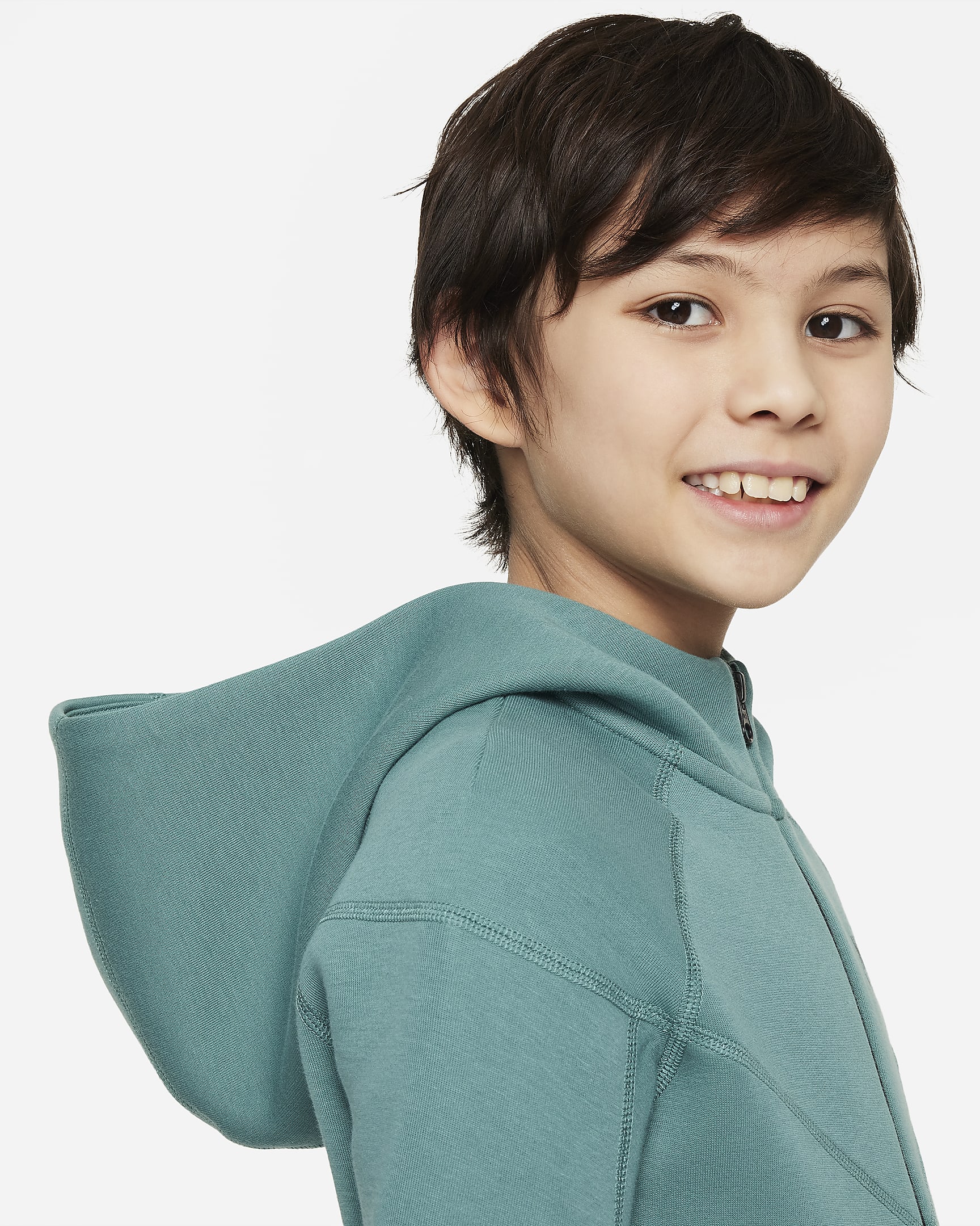 Image of Юношески Суитшърт NIKE B NSW TECH FLC FZ - Ballistic-sport