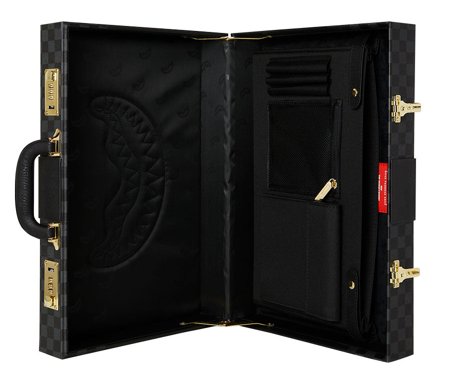 Image of Унисекс Куфар SPRAYGROUND SPRITZ BLACK BRIEFCASE