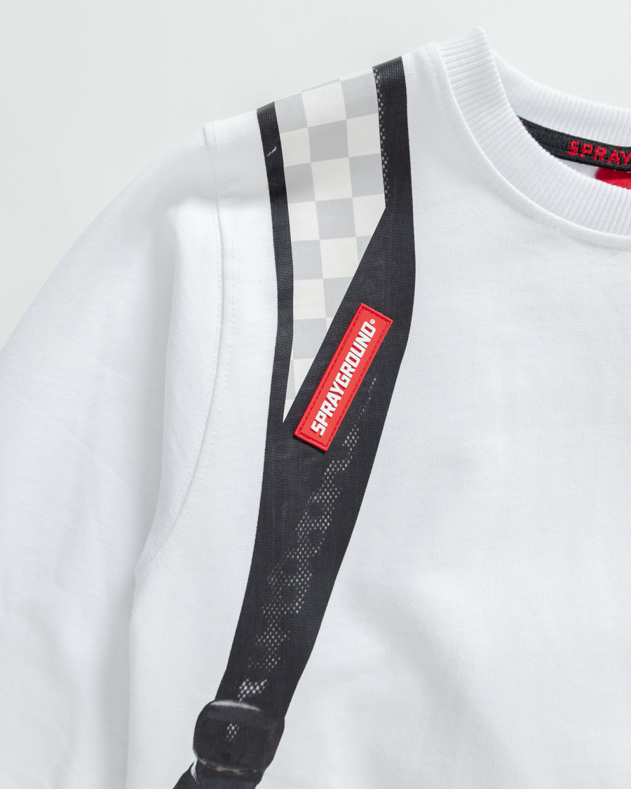 Image of Children's Sweatshirt SPRAYGROUND CAMO 100 BACKPACK IN CREW