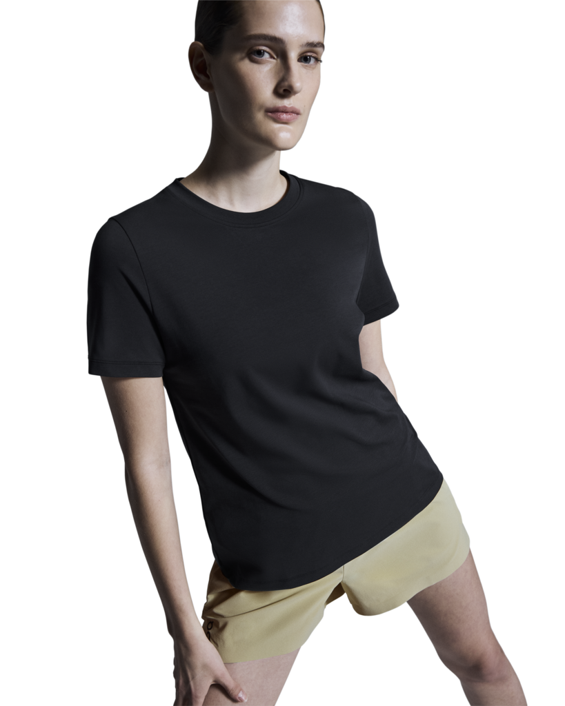 Image of Дамска Тениска On Focus-T – Black – изглед 2