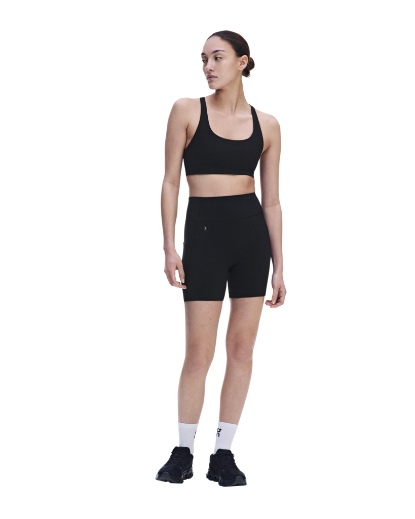 Image of Дамски Къс панталон On Studio Tights Short 6 – Black – изглед 5