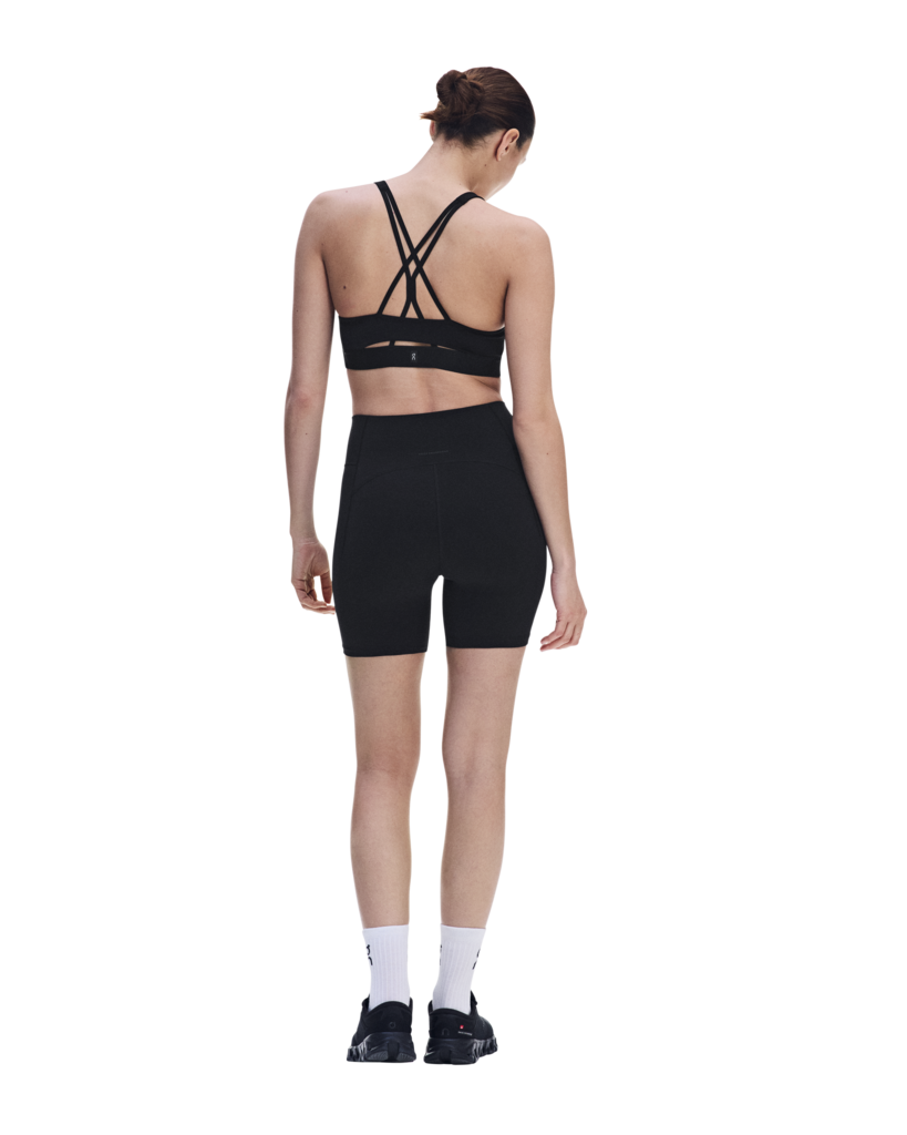 Image of Дамски Къс панталон On Studio Tights Short 6 – Black – изглед 3
