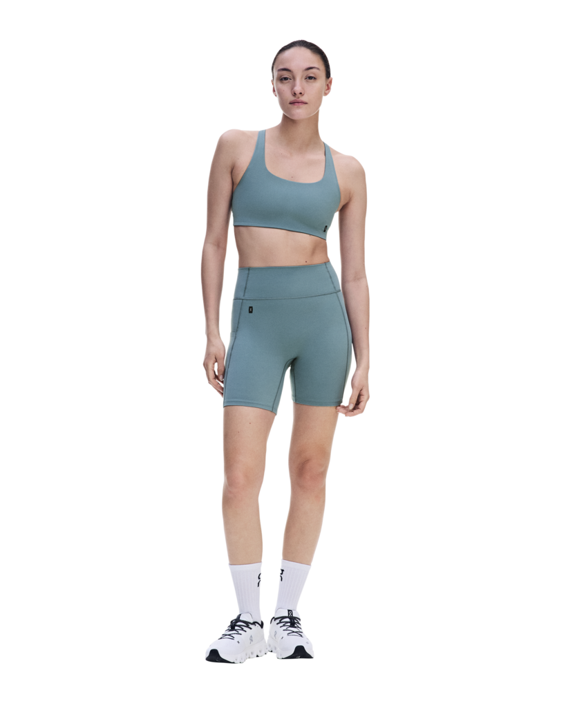 Image of Дамски Къс панталон On Studio Tights Short 6 – Agave – изглед 2
