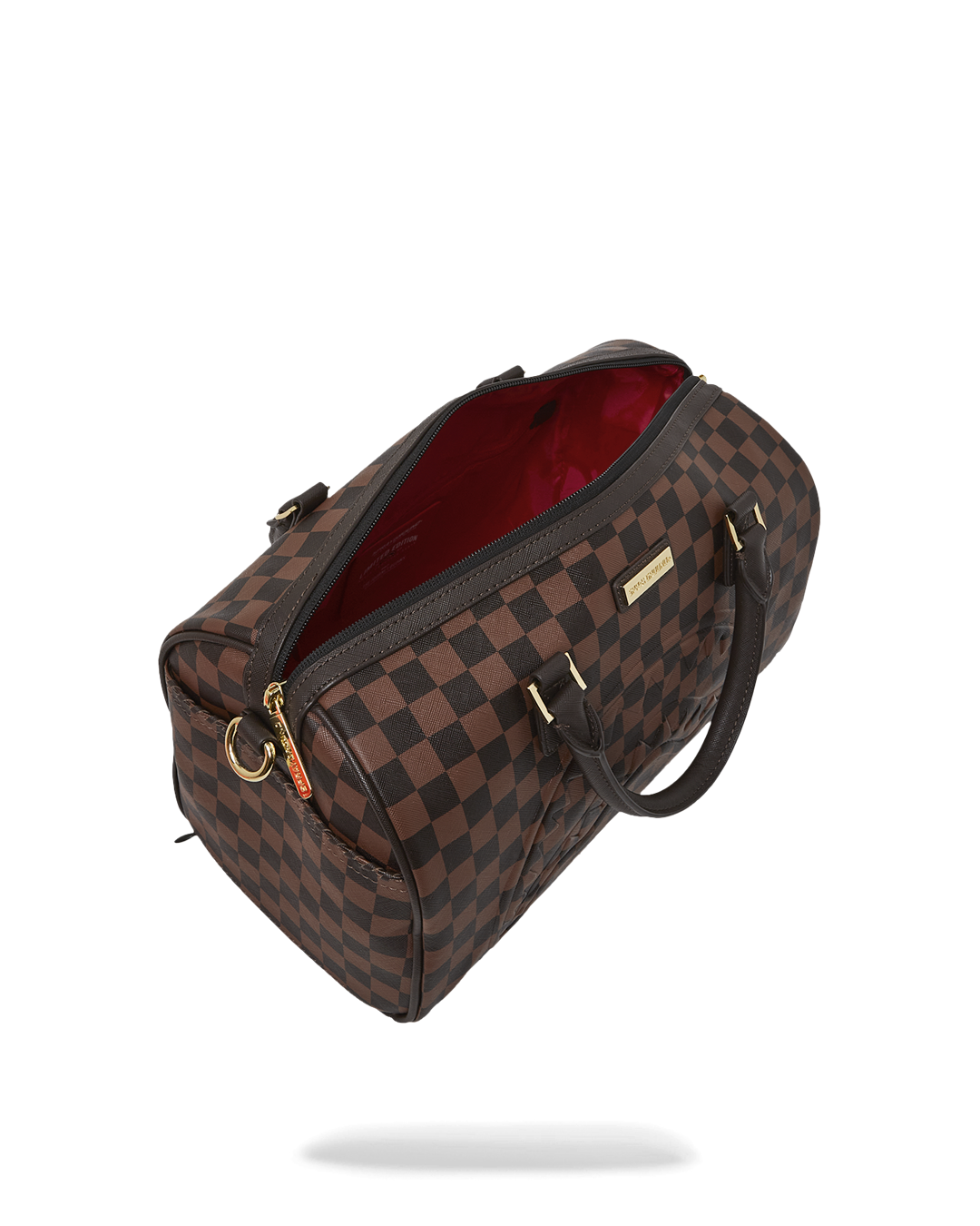 Image of Унисекс Чанта SPRAYGROUND CORE EMBOSS CHECK MINI DUFFLE-910D6838NSZ- Ballistic sport, Балистик