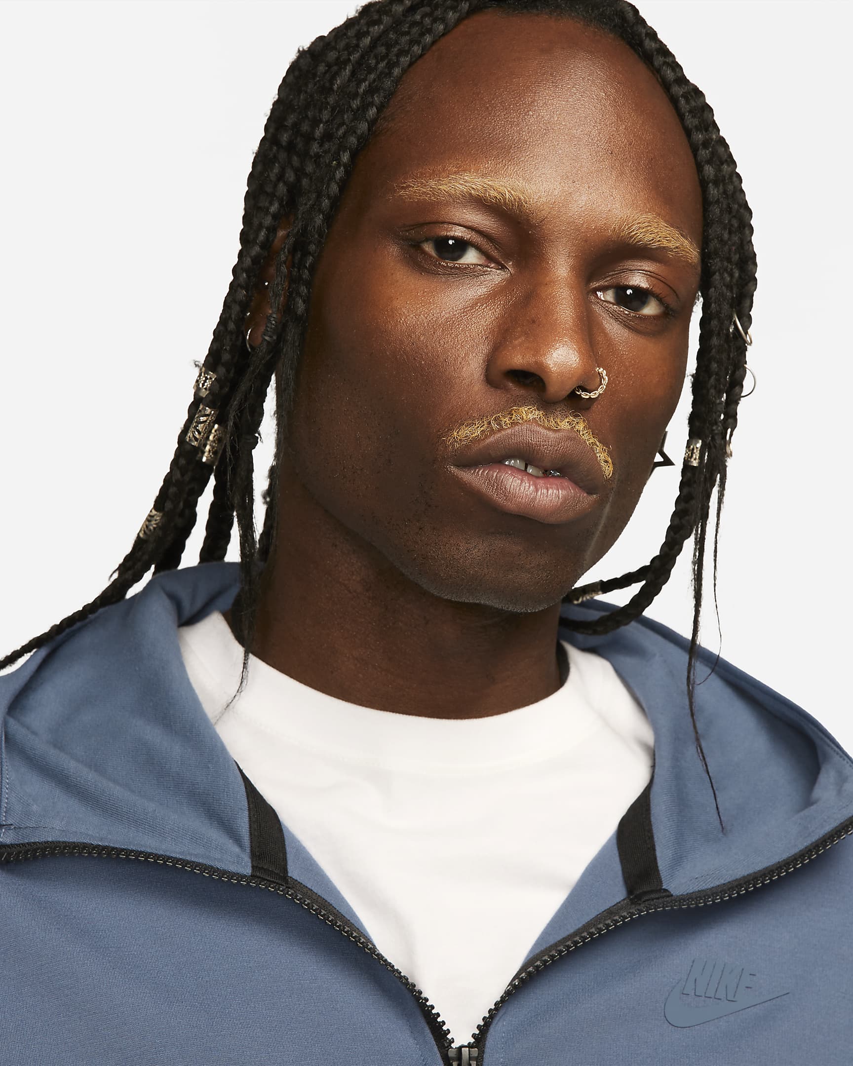 Image of Мъжки Суитшърт NIKE M NK TCH FZ LGHTWHT - Ballistic-sport