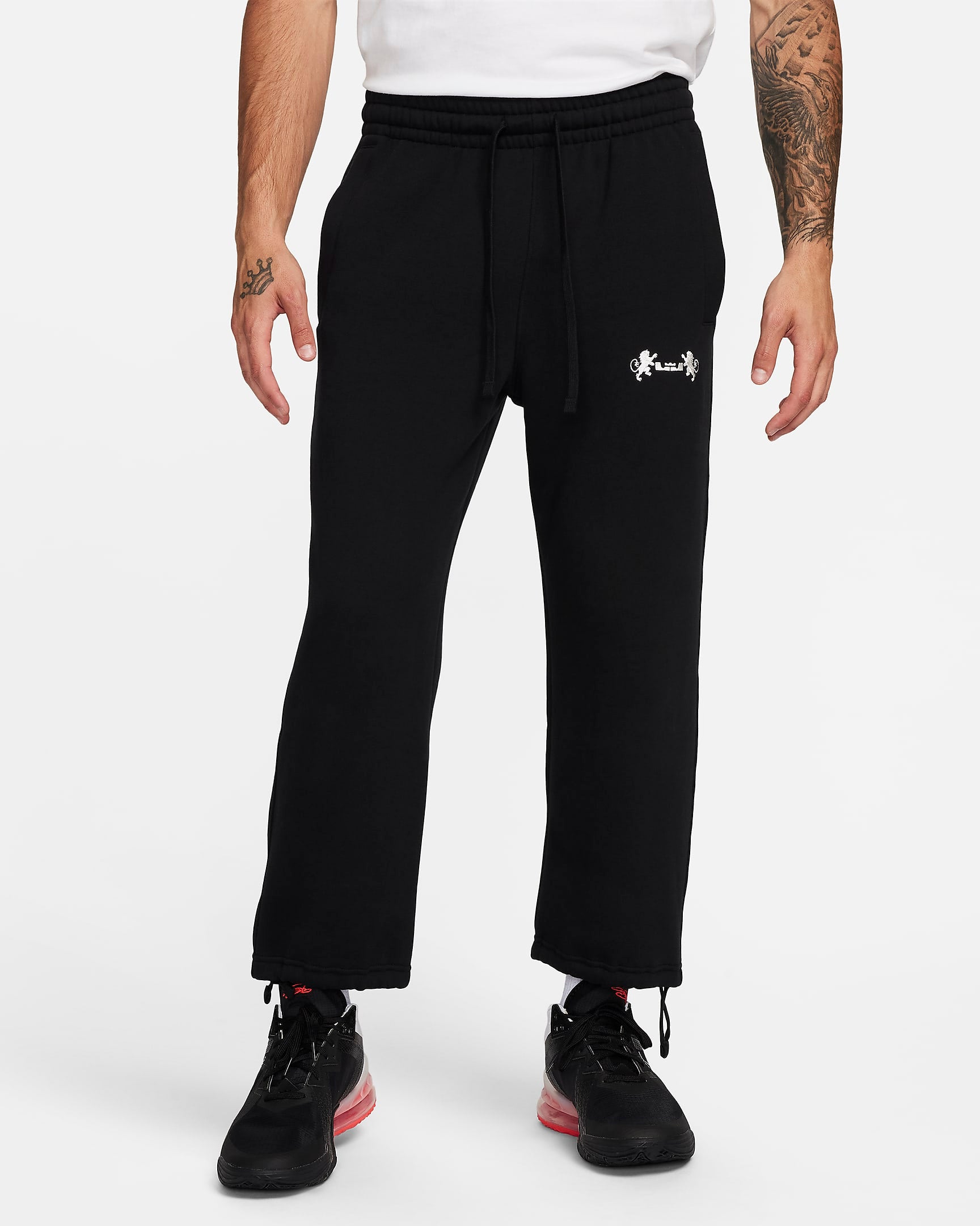 Image of Мъжки Панталон NIKE LJ M NK OPEN HEM BRSH FLC PANT - Ballistic-sport