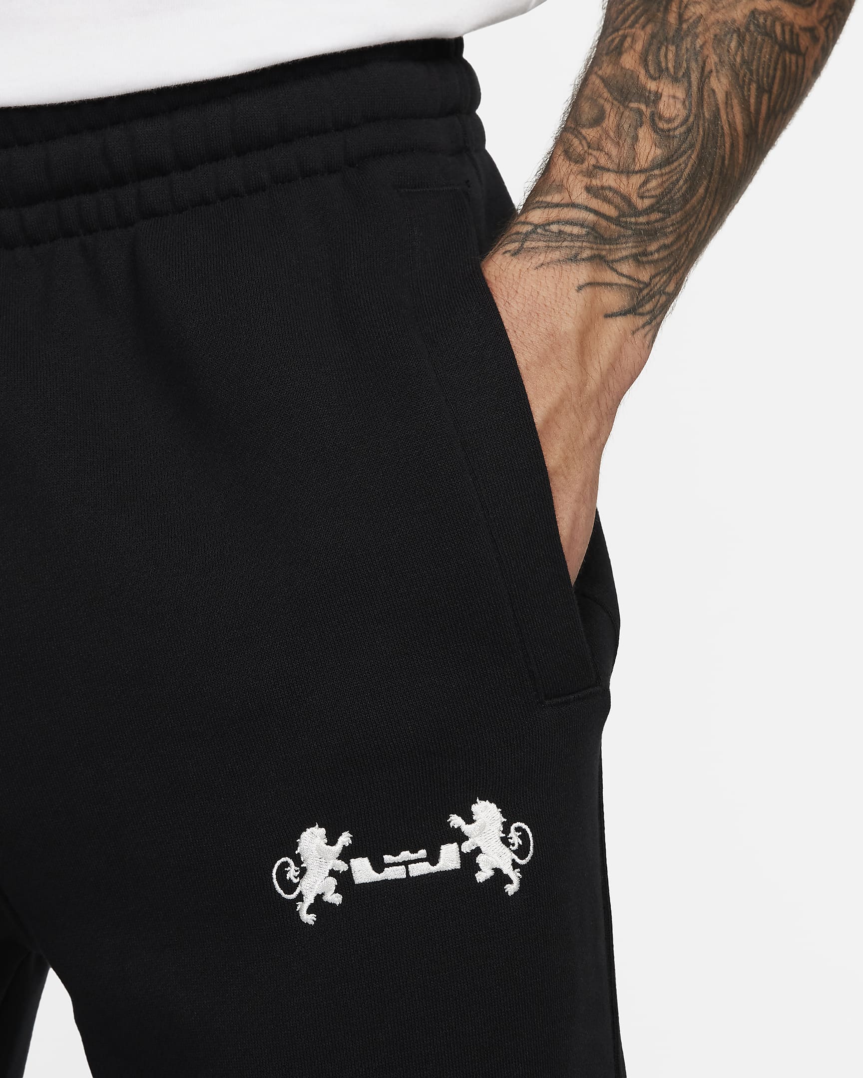 Image of Мъжки Панталон NIKE LJ M NK OPEN HEM BRSH FLC PANT - Ballistic-sport