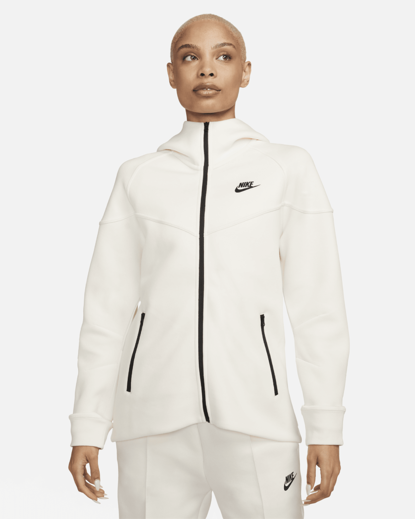 Image of Дамски Суитшърт NIKE W NSW TCH FLC WR FZ HDY - Ballistic-sport