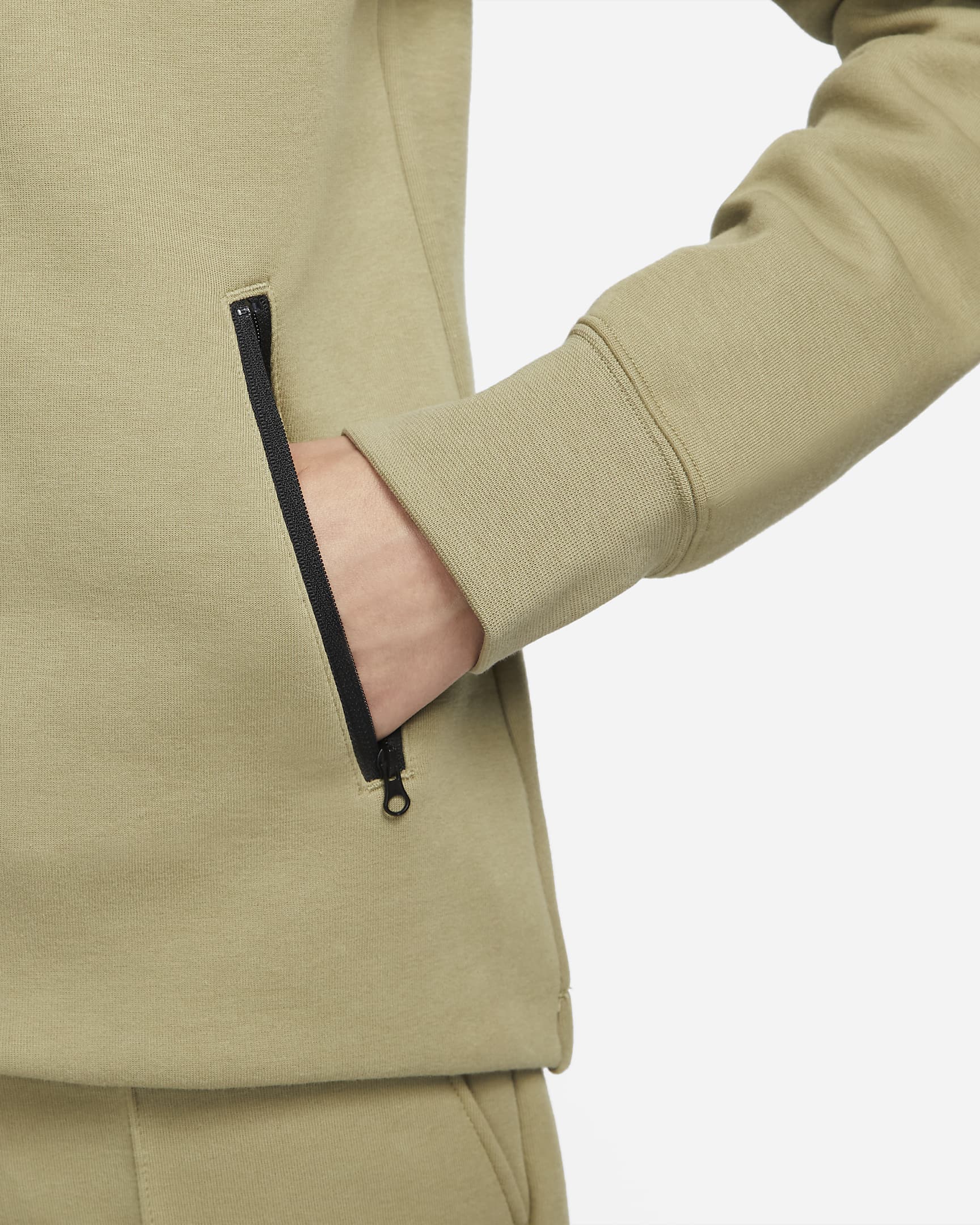 Image of Дамски Суитшърт NIKE W NSW TCH FLC WR FZ HDY - Ballistic-sport