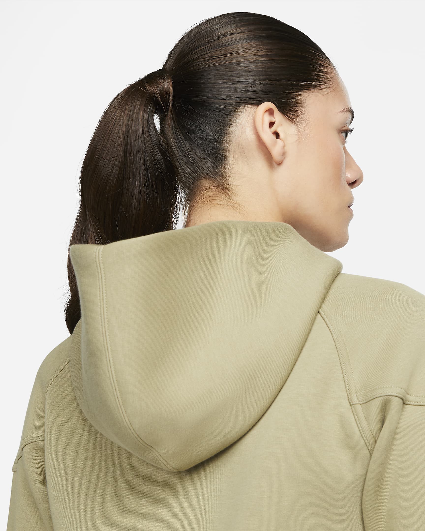 Image of Дамски Суитшърт NIKE W NSW TCH FLC WR FZ HDY - Ballistic-sport