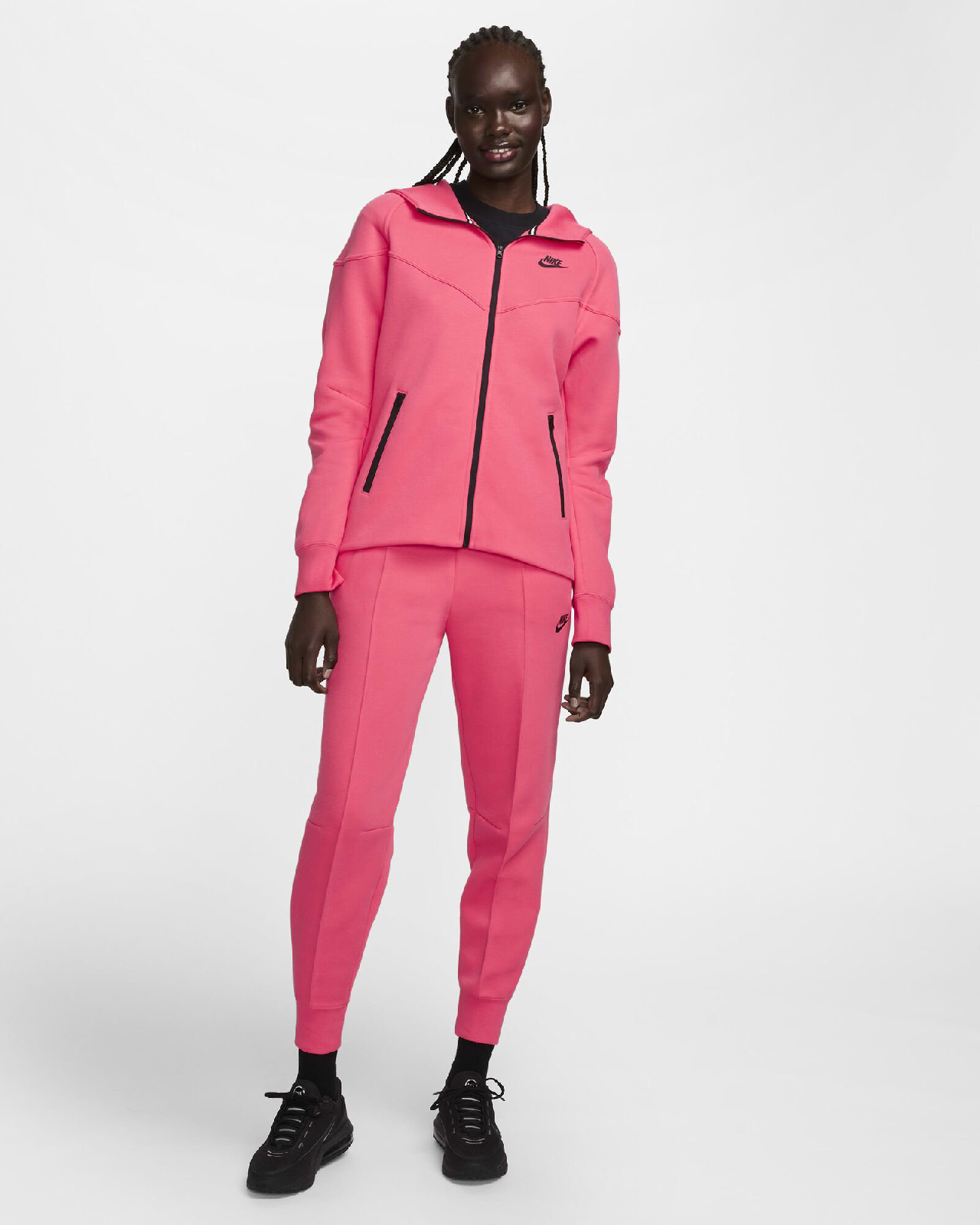 Image of Дамски Суитшърт NIKE W NSW TCH FLC WR FZ HDY - Ballistic-sport