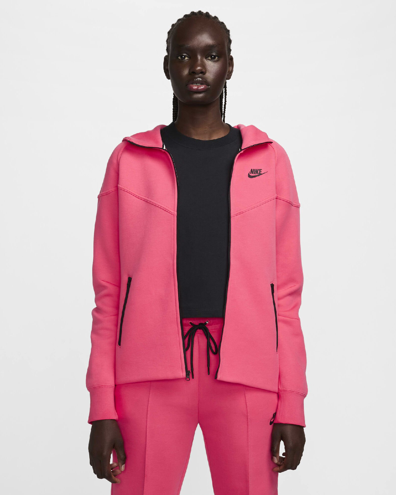 Image of Дамски Суитшърт NIKE W NSW TCH FLC WR FZ HDY - Ballistic-sport