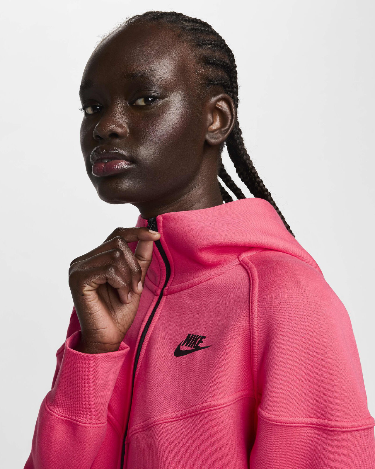 Image of Дамски Суитшърт NIKE W NSW TCH FLC WR FZ HDY - Ballistic-sport