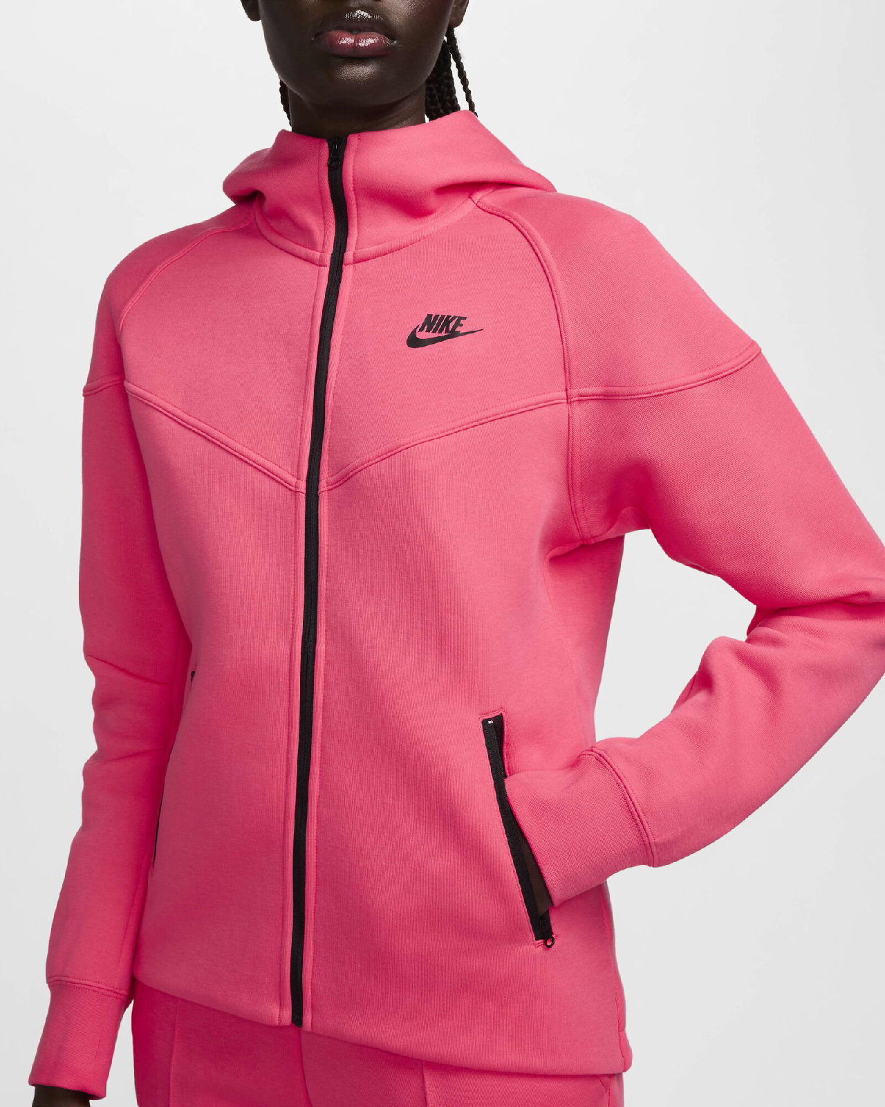 Image of Дамски Суитшърт NIKE W NSW TCH FLC WR FZ HDY - Ballistic-sport
