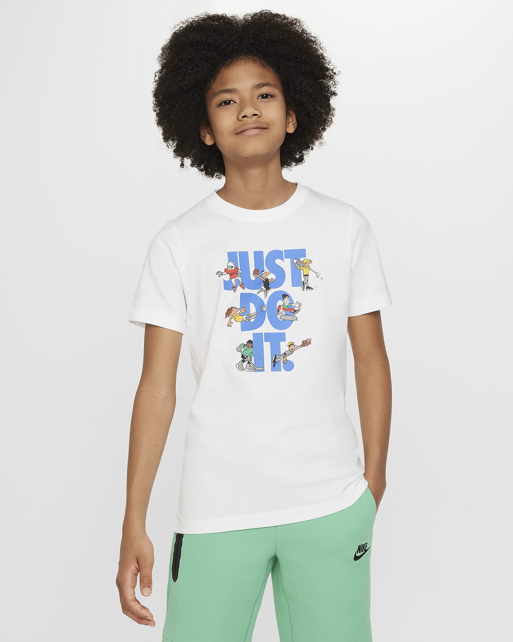 Image of Юношеска тениска NIKE K NSW TEE JDI MULTI SPORT - Ballistic-sport