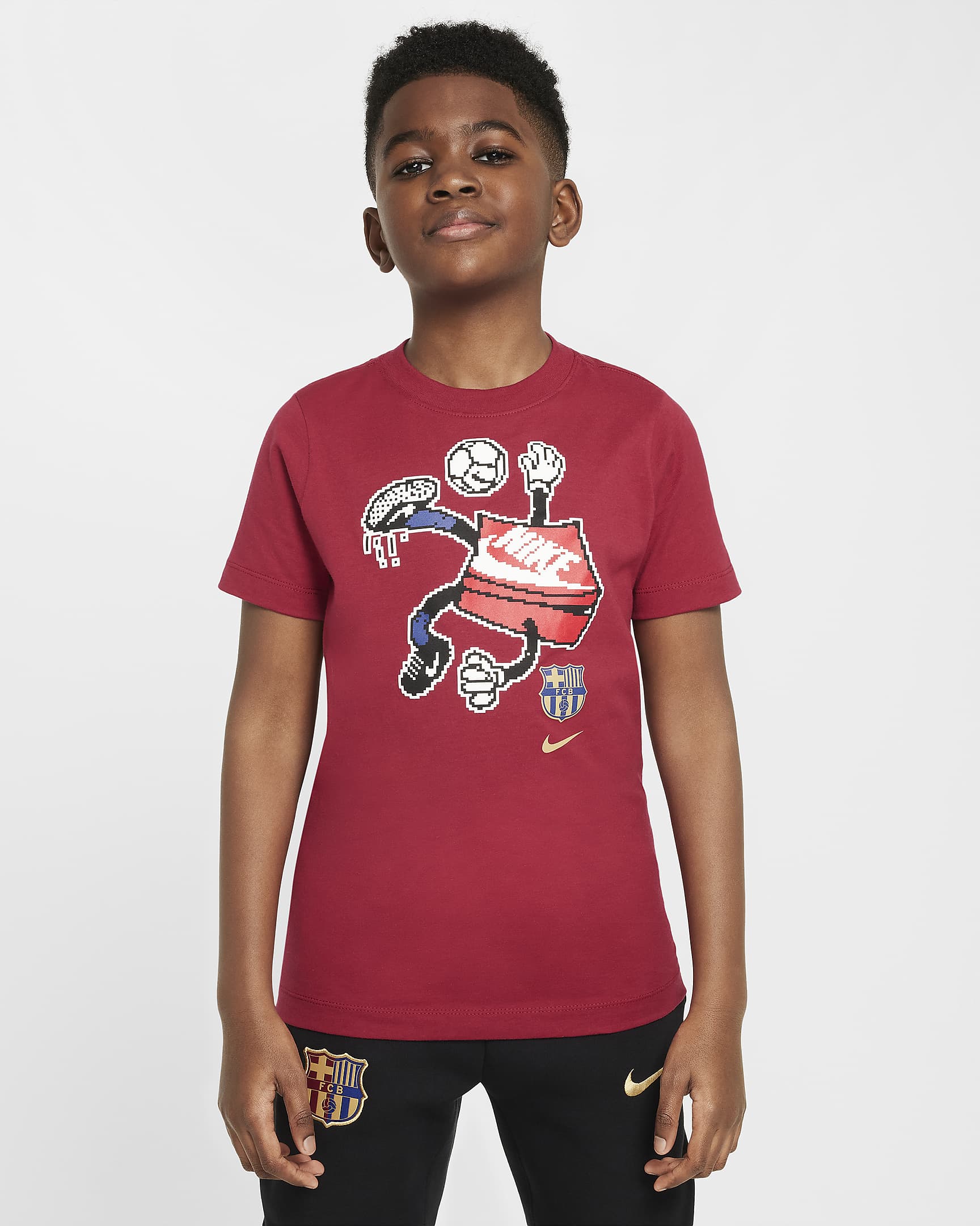 Юношеска Тениска NIKE FCB U NK CHARACTER TEE