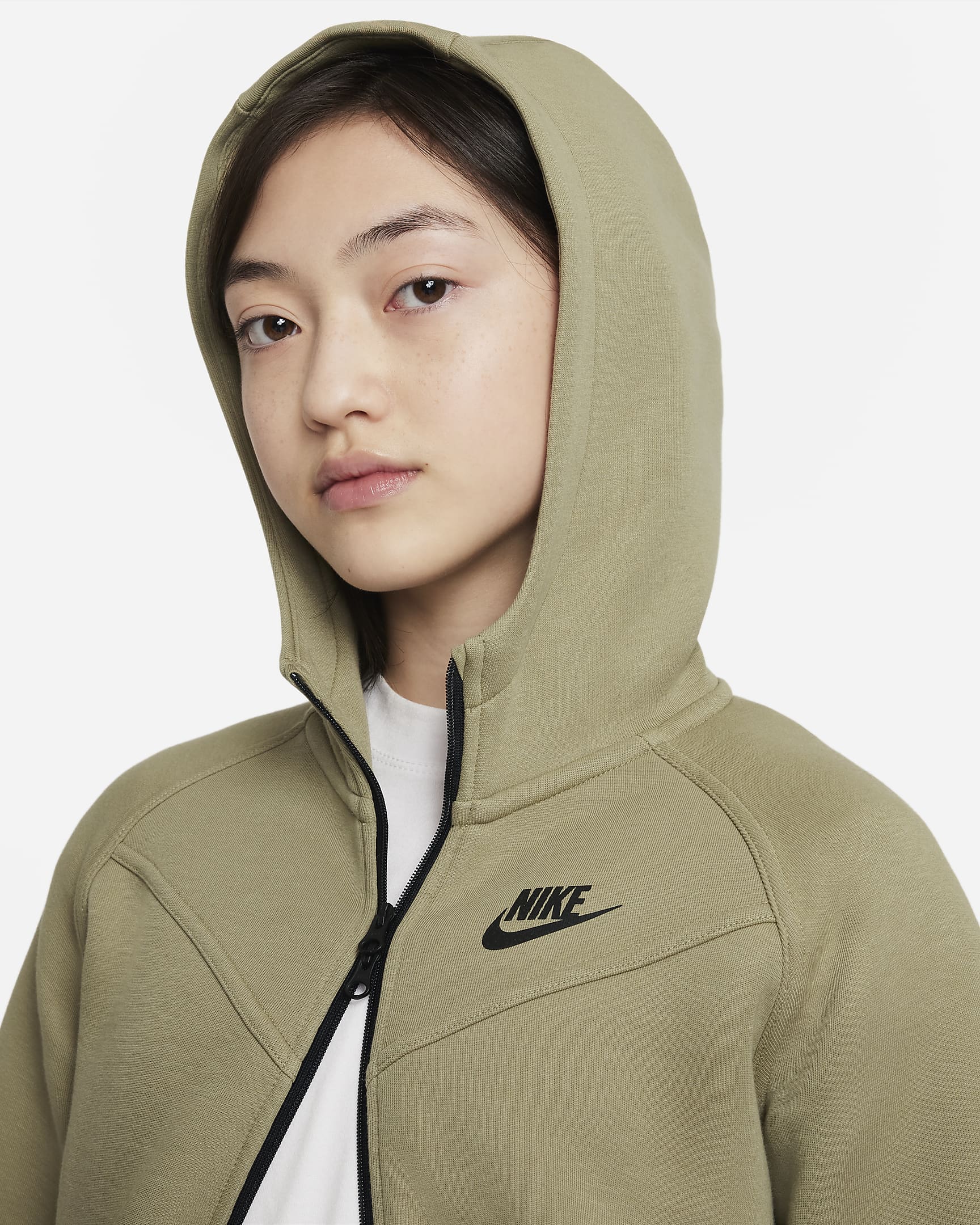 Юношески Суитшърт NIKE G NSW TCH FLC HD FZ LS - Ballistic-sport