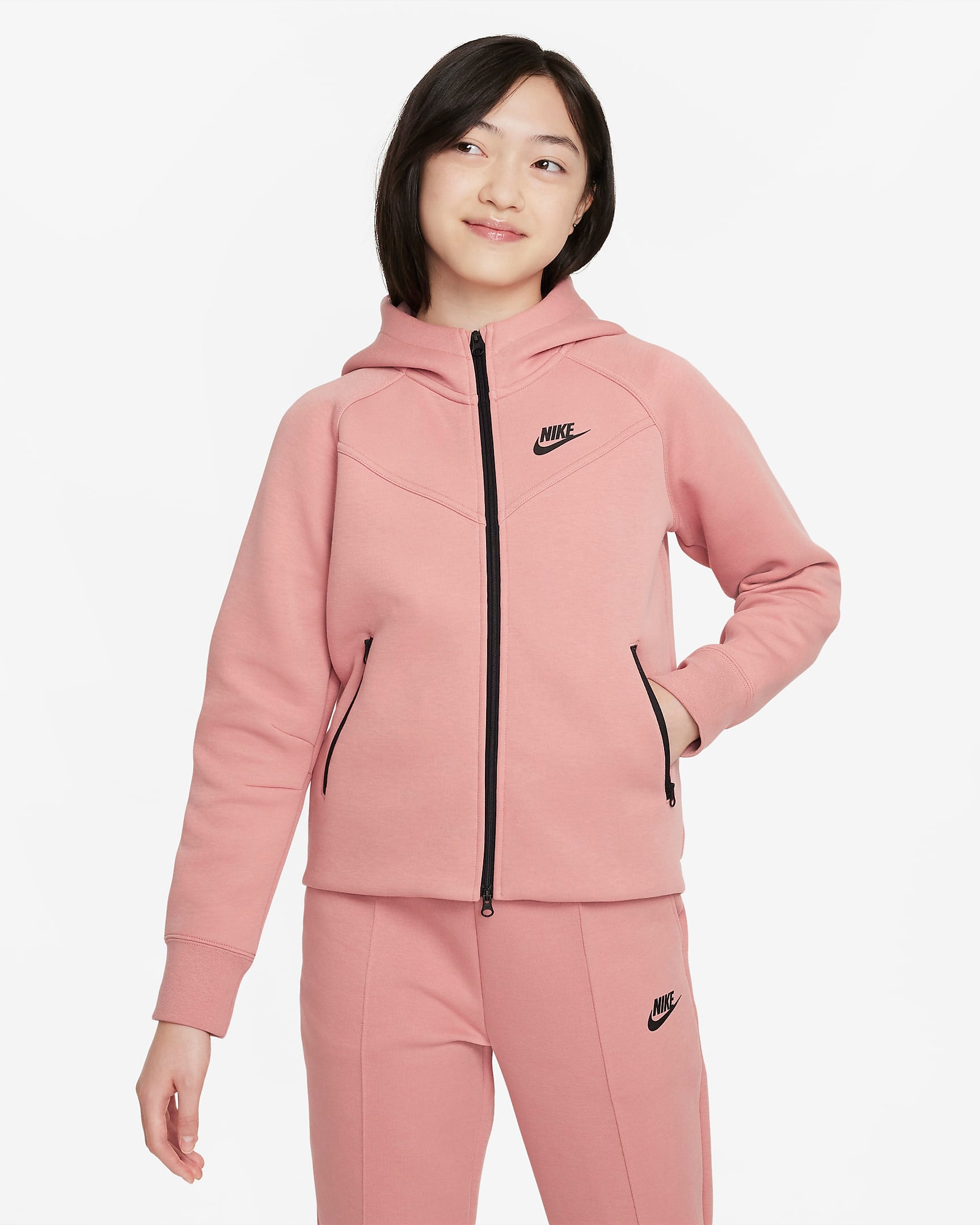 Юношески Суитшърт NIKE G NSW TCH FLC HD FZ LS - Ballistic-sport