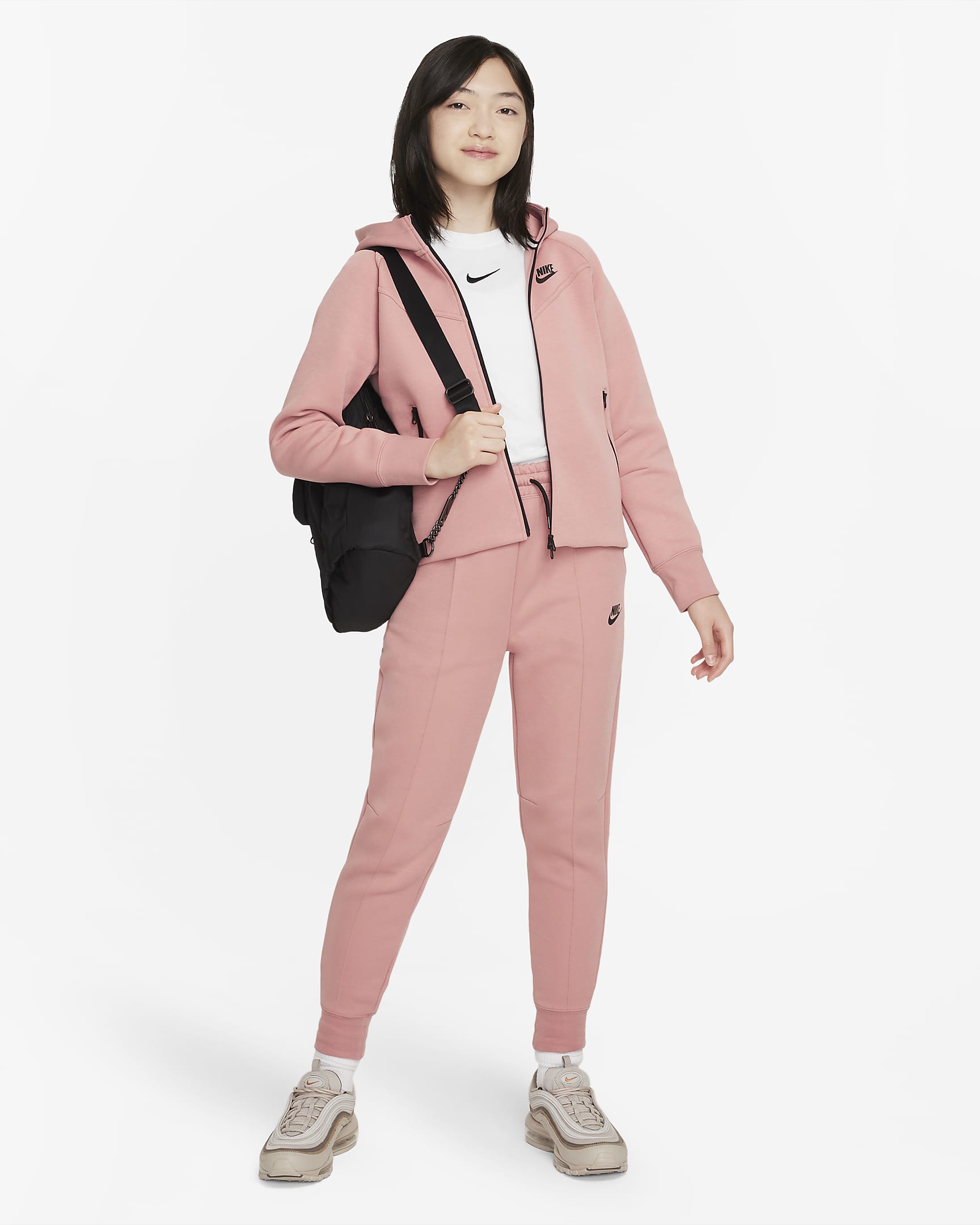 Юношески Суитшърт NIKE G NSW TCH FLC HD FZ LS - Ballistic-sport