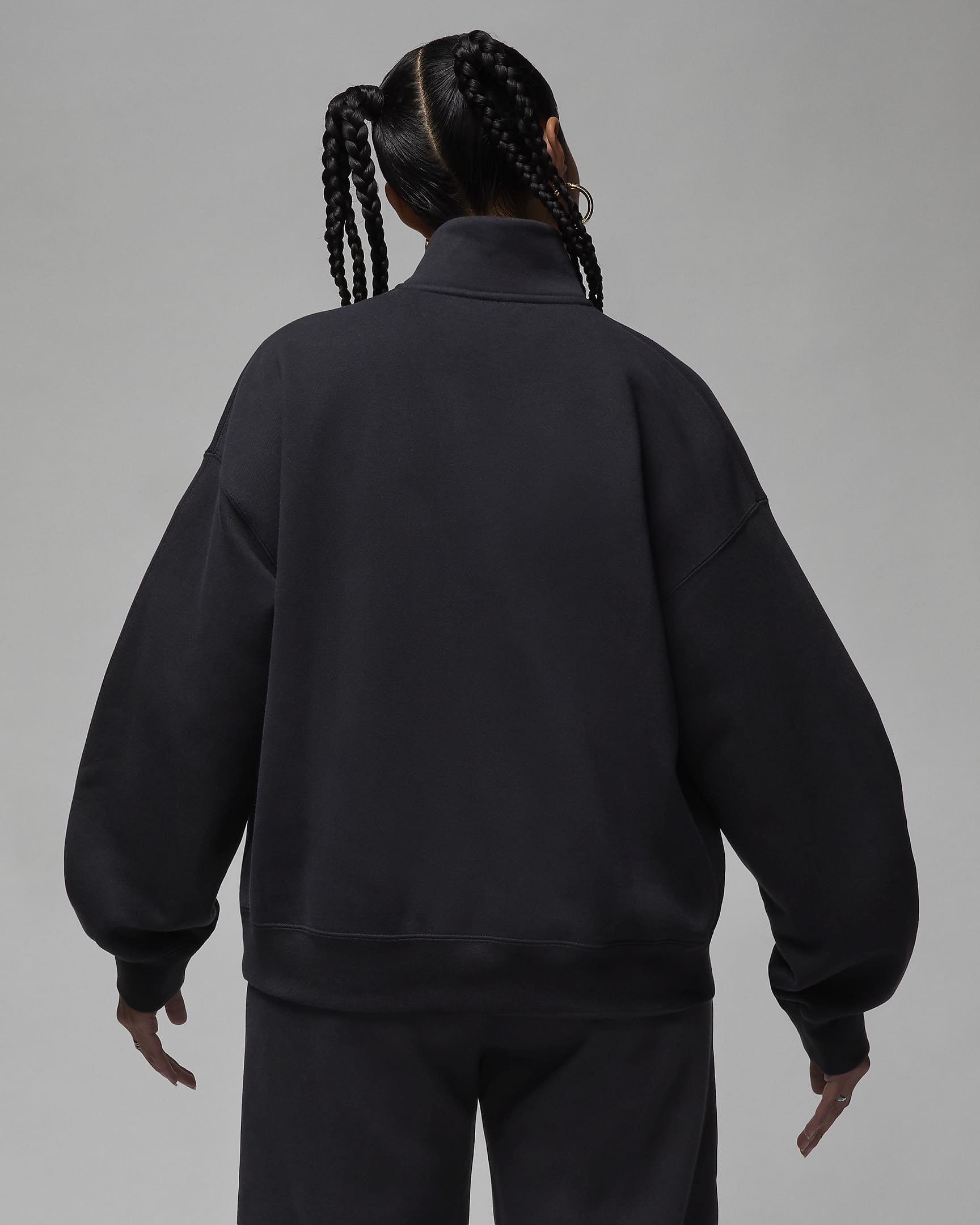 Дамски Суитшърт NIKE W J FLT FLC QTR ZIP - Ballistic-sport
