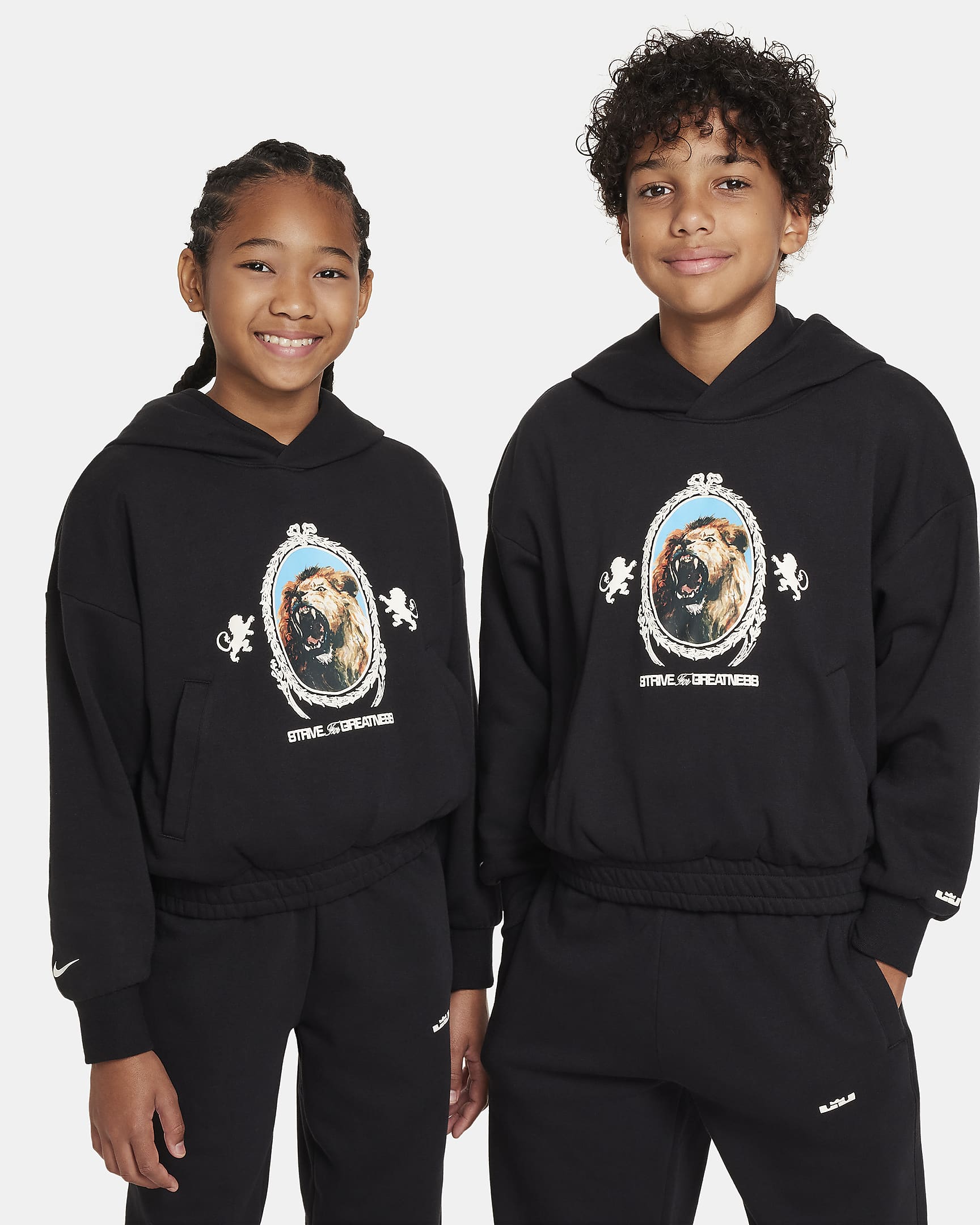 Image of Юношески Суитшърт NIKE LBJ K NK PO HOODIE - Ballistic-sport