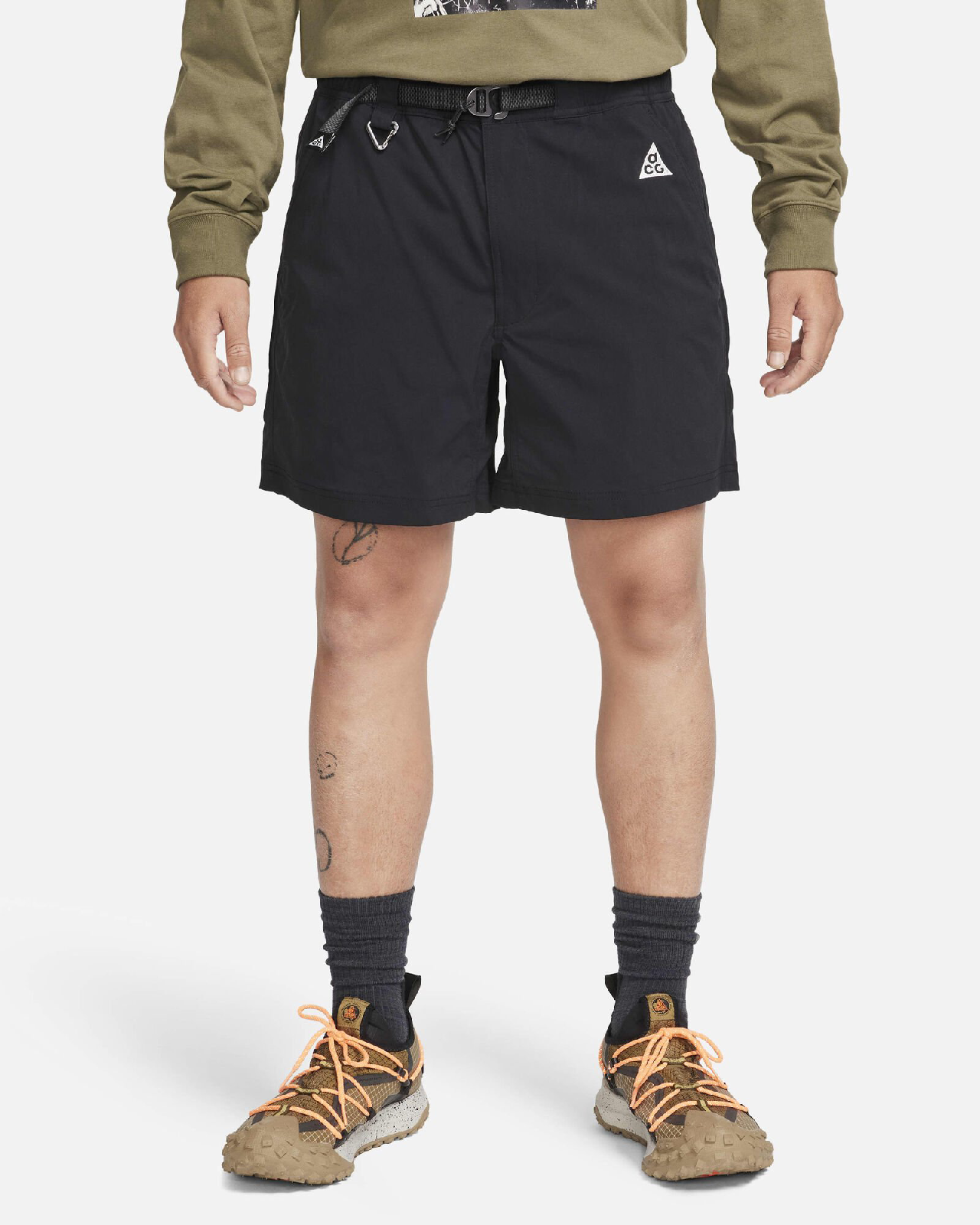 Image of Мъжки Къс панталон NIKE M ACG HIKE SHORT, Балистик, черен цвят
