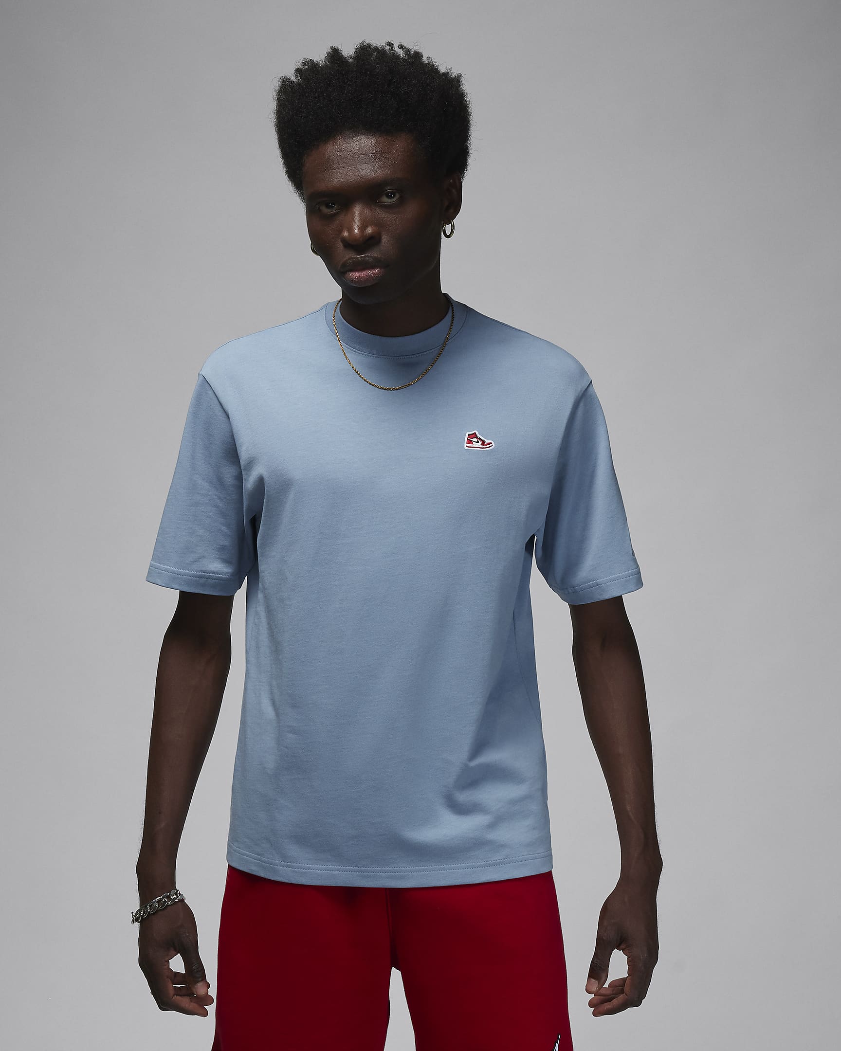 Image of Мъжка Тениска NIKE M J BRAND SNKR PTCH SS CREW - Ballistic-sport