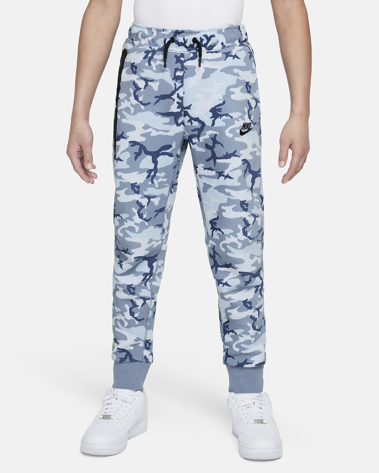 Image of Юношески Панталон NIKE B NSW TCH FLC CAMO BOTTOM - Ballistic-sport
