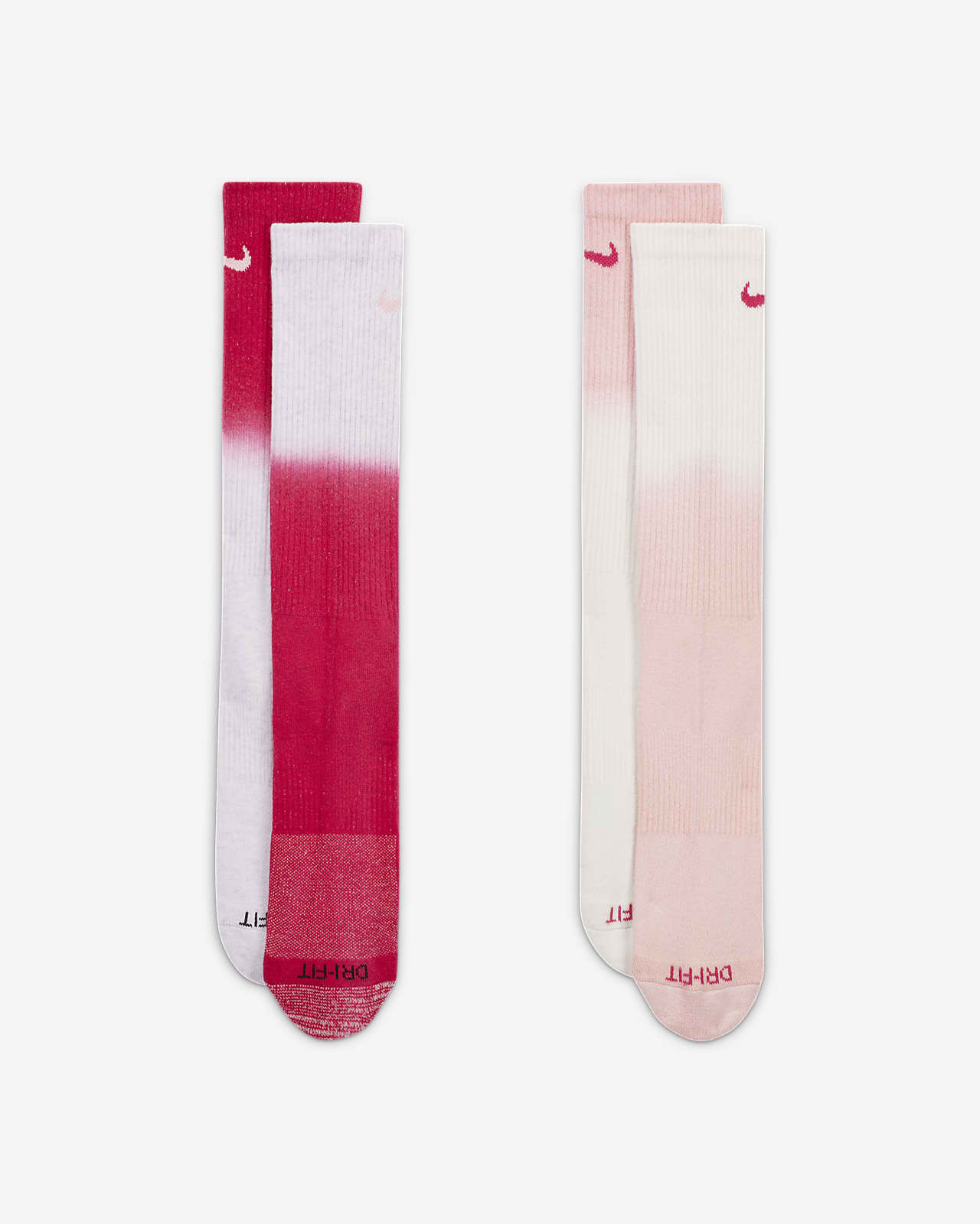 Image of Дамски Чорапи NIKE U NK EVERYDAY PLUS CUSH CREW 2PR – 144 D - Ballistic-sport