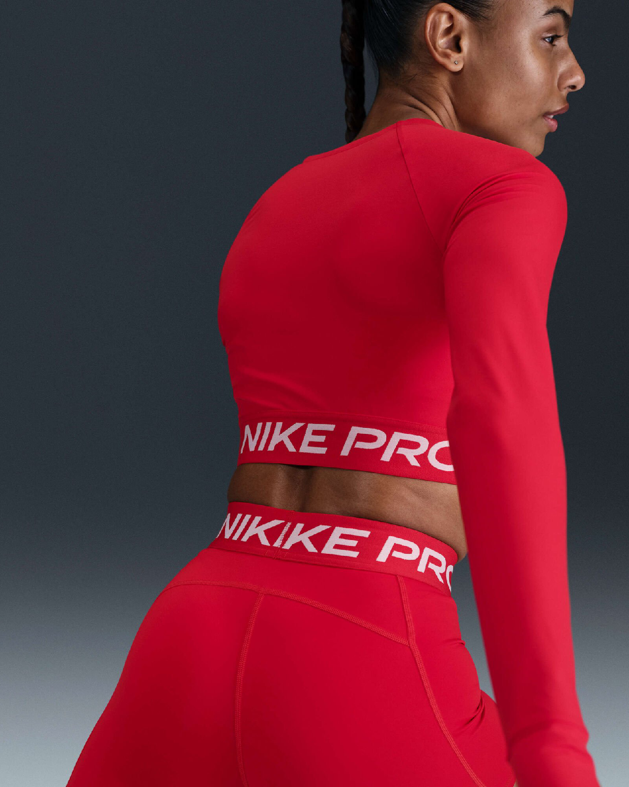 Image of Дамска блуза NIKE W PRO DF 365 CROP LS - Ballistic-sport