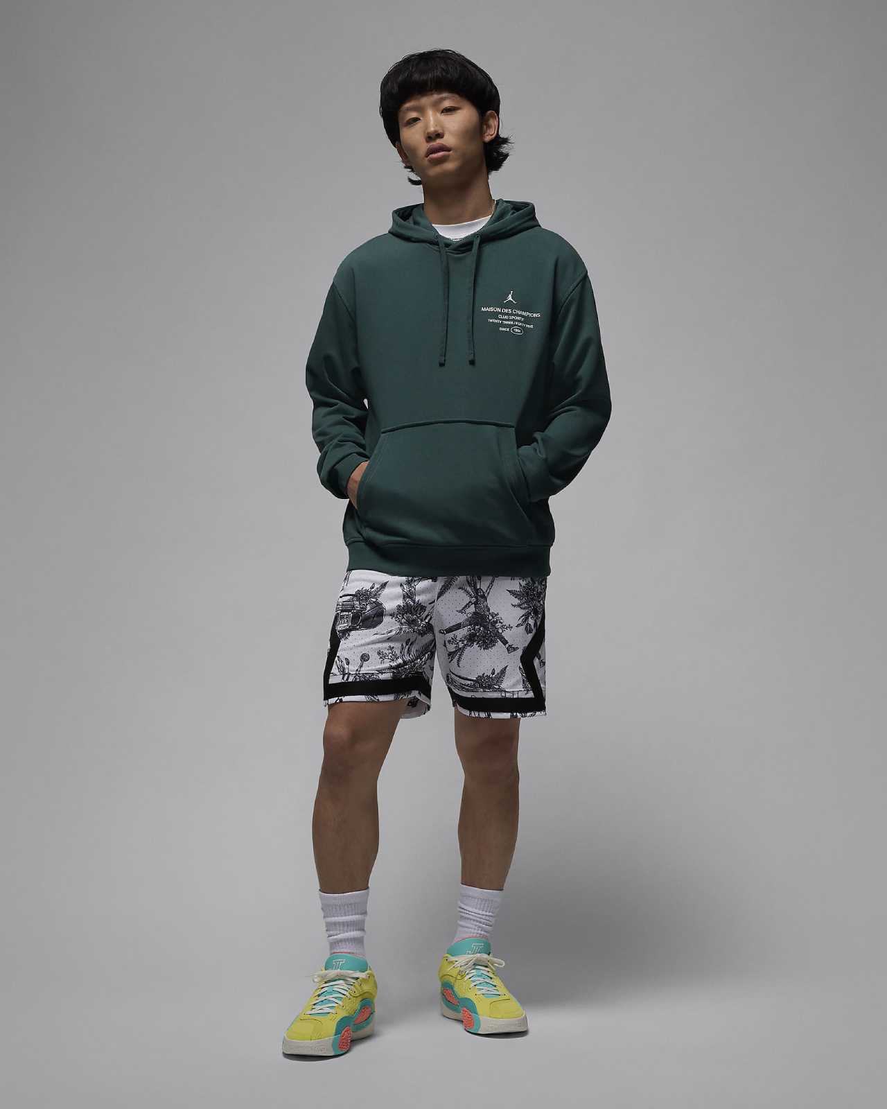 Мъжки Суитшърт NIKE M J DF SPRT GFX FLC PO - Ballistic-sport