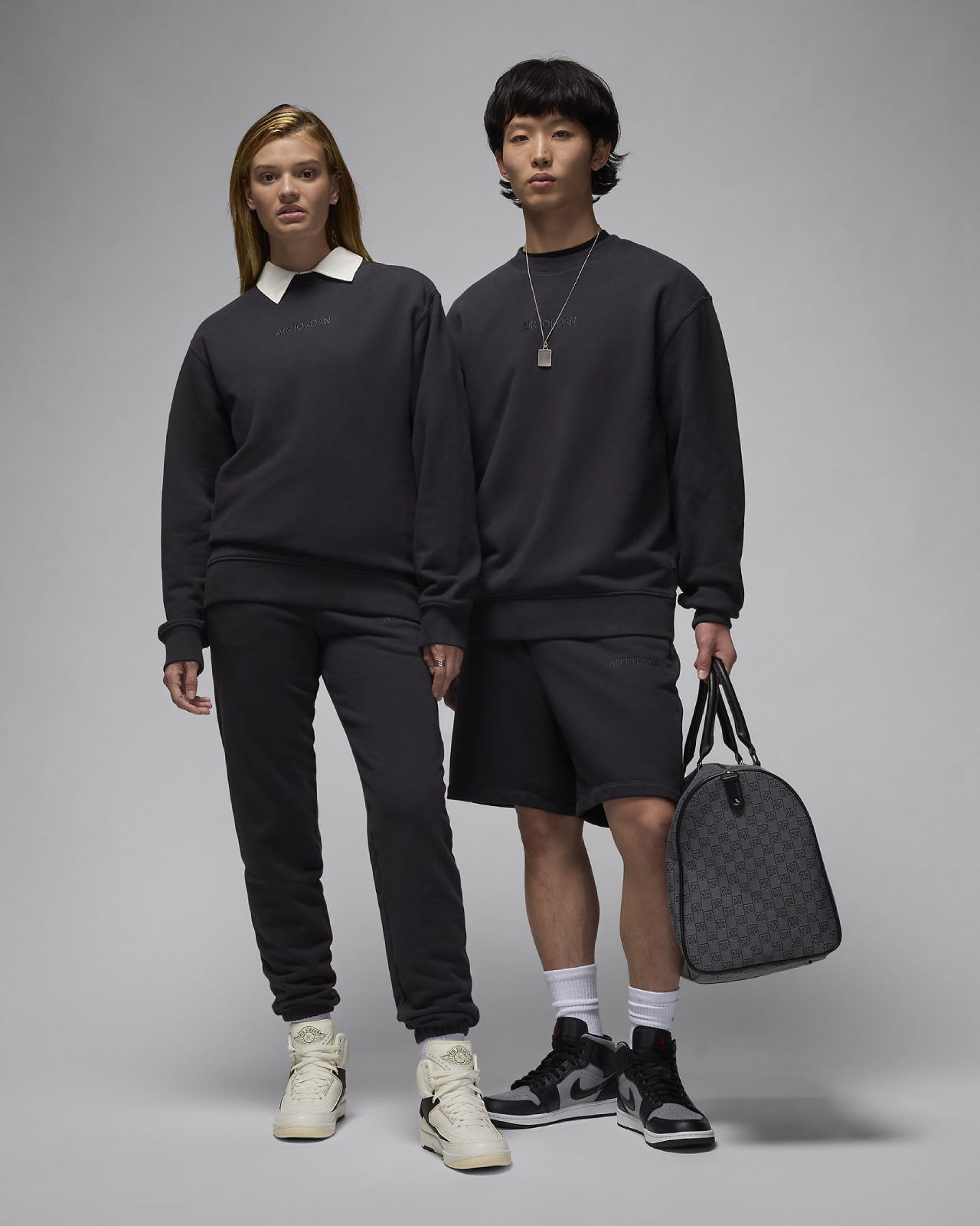 Мъжки Суитшърт NIKE M J AIR JDN WM FLC CREW - Ballistic-sport