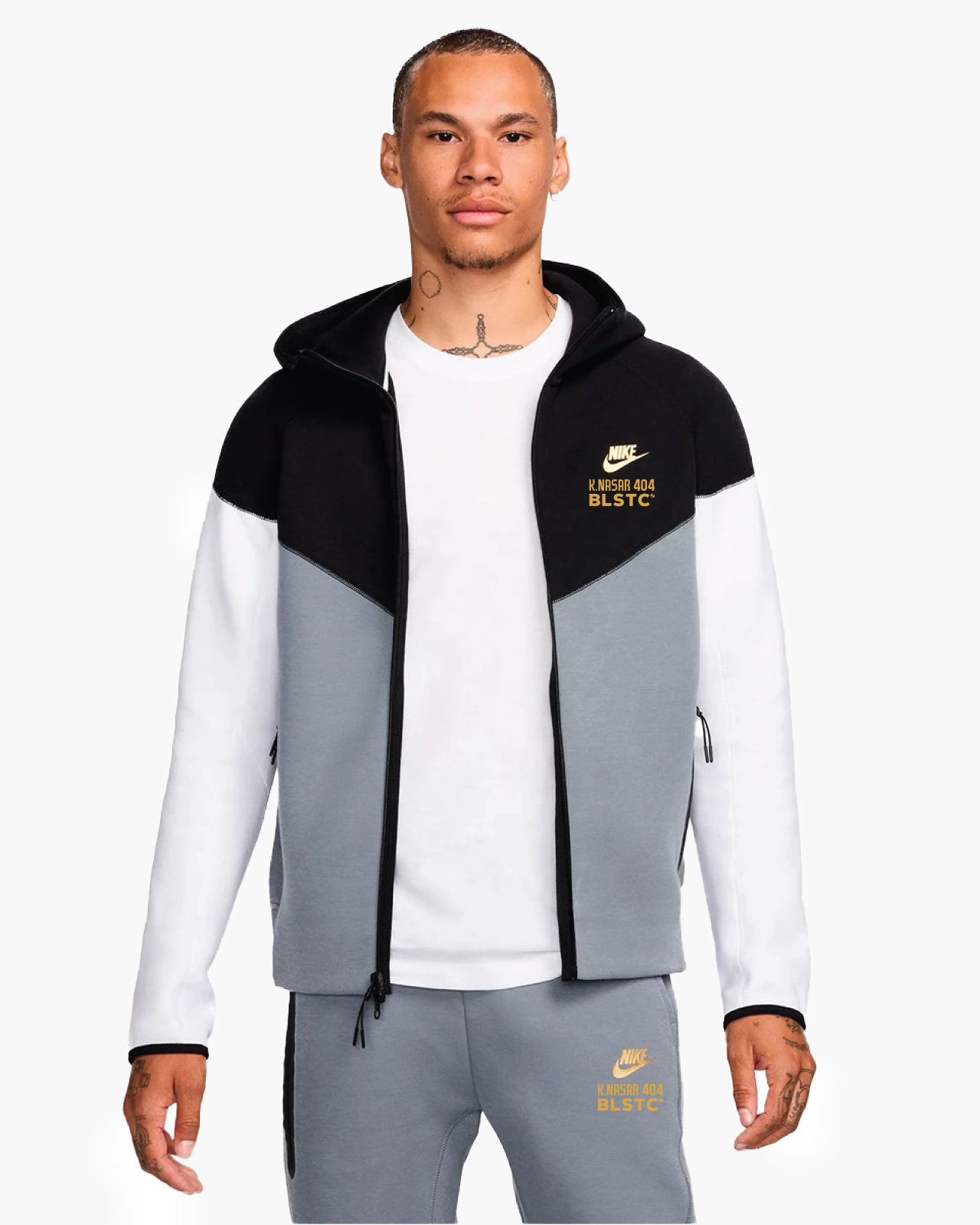Мъжки Суитшърт NIKE M NK TCH FLEECE FZ WR HOODIE  KARLOS NASAR