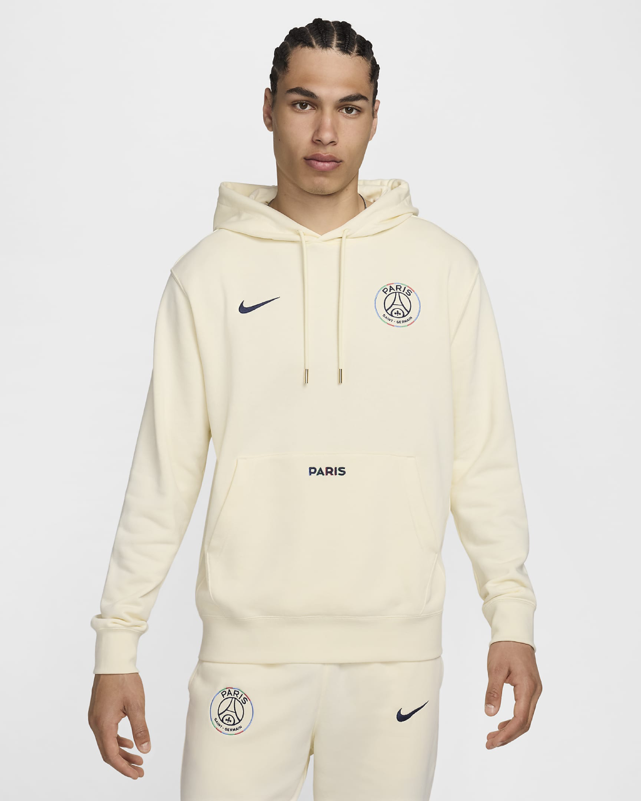 Мъжки Суитшърт NIKE PSG M NSW CLUB HDY PO FT UP GX - Ballistic-sport