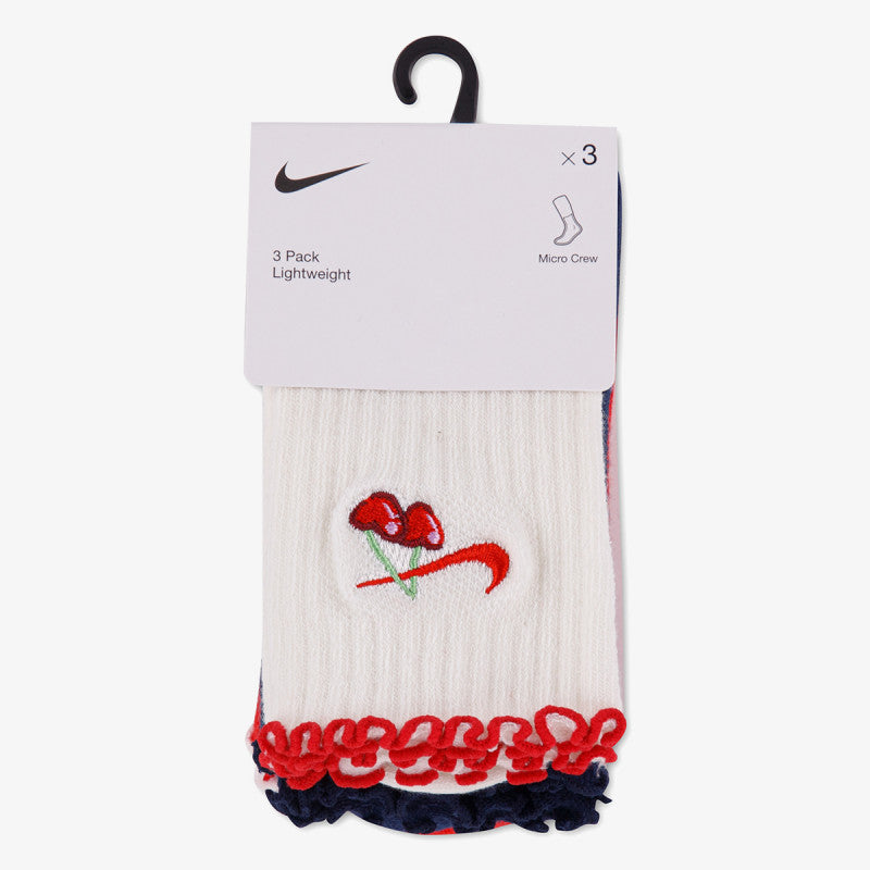 Image of Детски Чорапи NIKE NHG CHERRY LETTUCE MICRO CREW