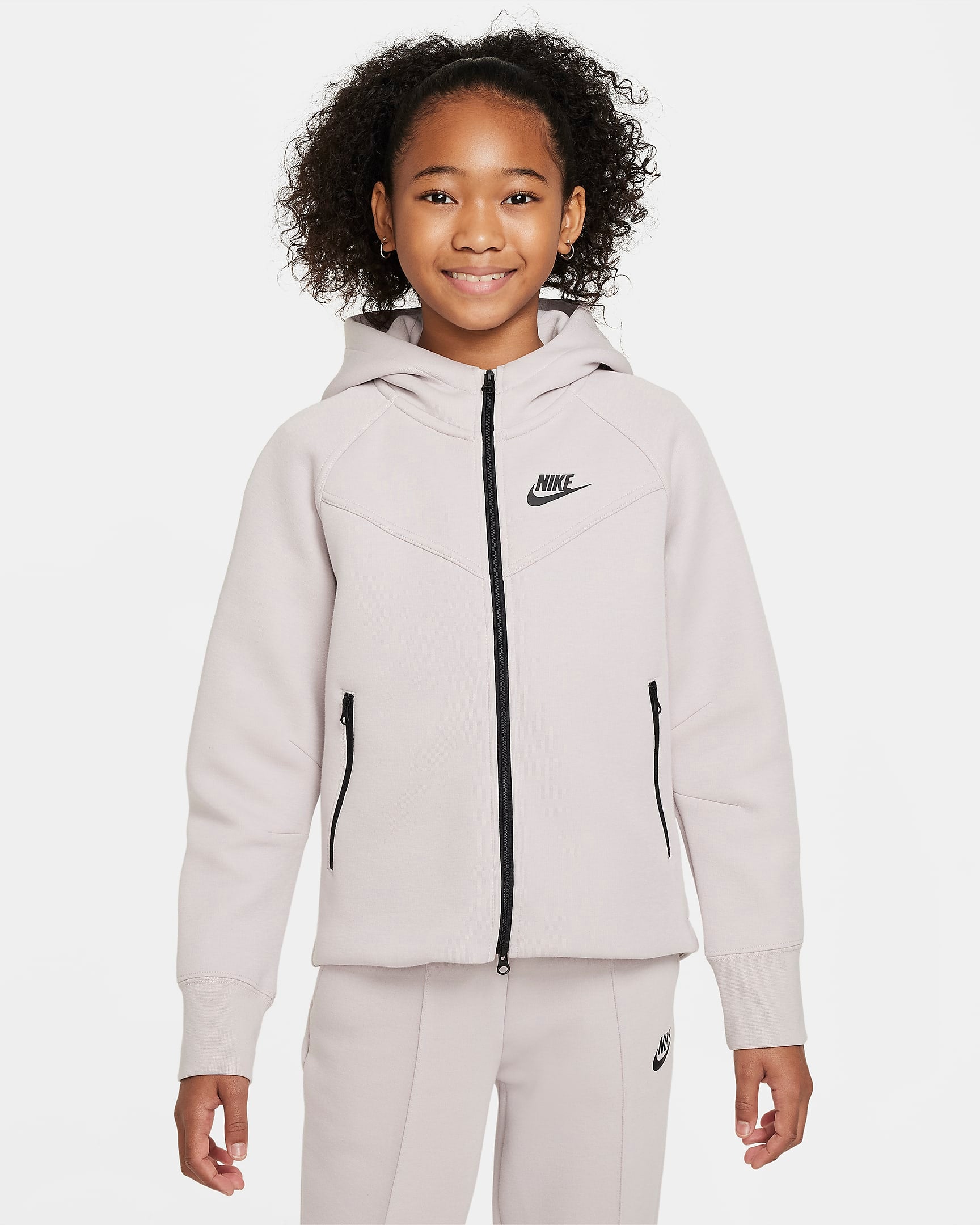 Юношески Суитшърт NIKE G NSW TCH FLC HD FZ LS - Ballistic-sport