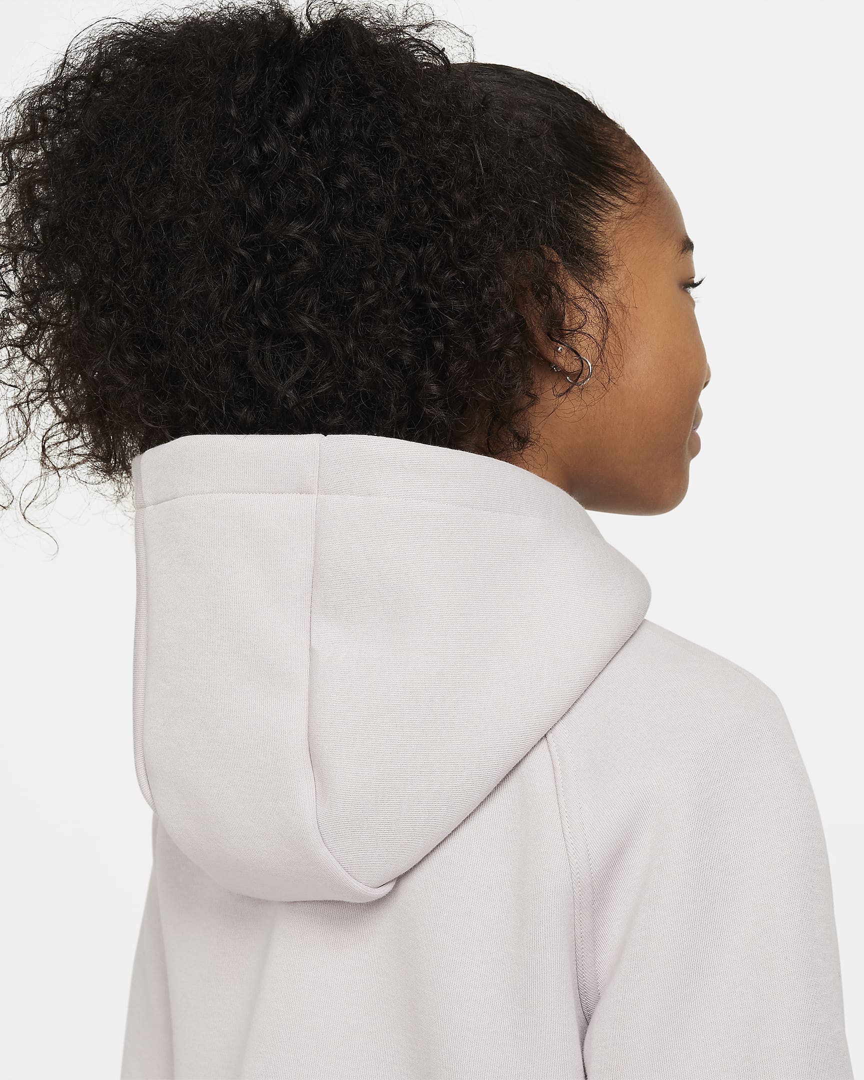 Image of Юношески Суитшърт NIKE G NSW TCH FLC HD FZ LS - Ballistic-sport