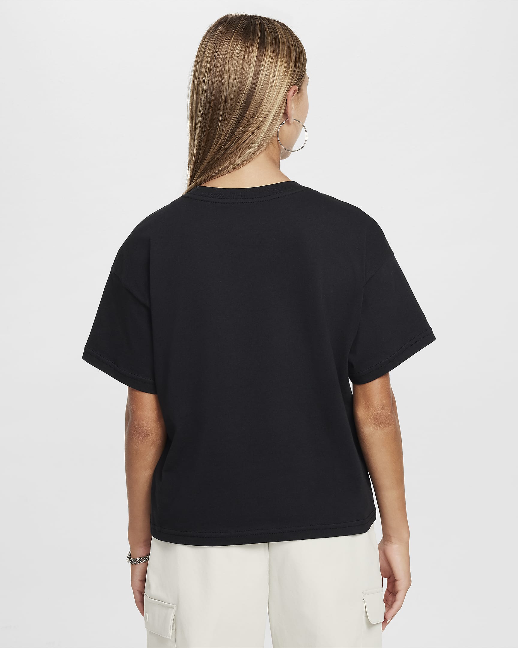 Юношеска Тениска NIKE G NSW TEE BOXY ESSNTL LBR
