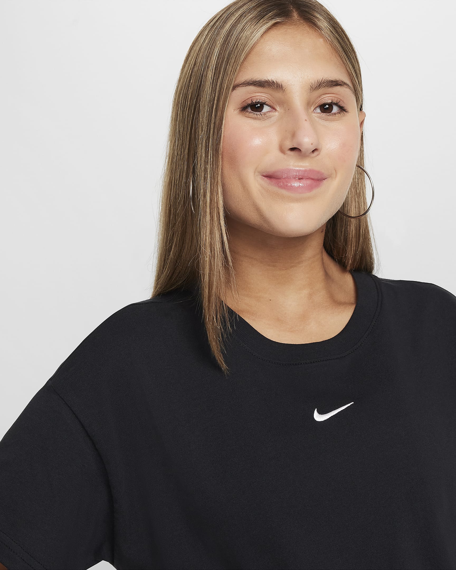 Юношеска Тениска NIKE G NSW TEE BOXY ESSNTL LBR