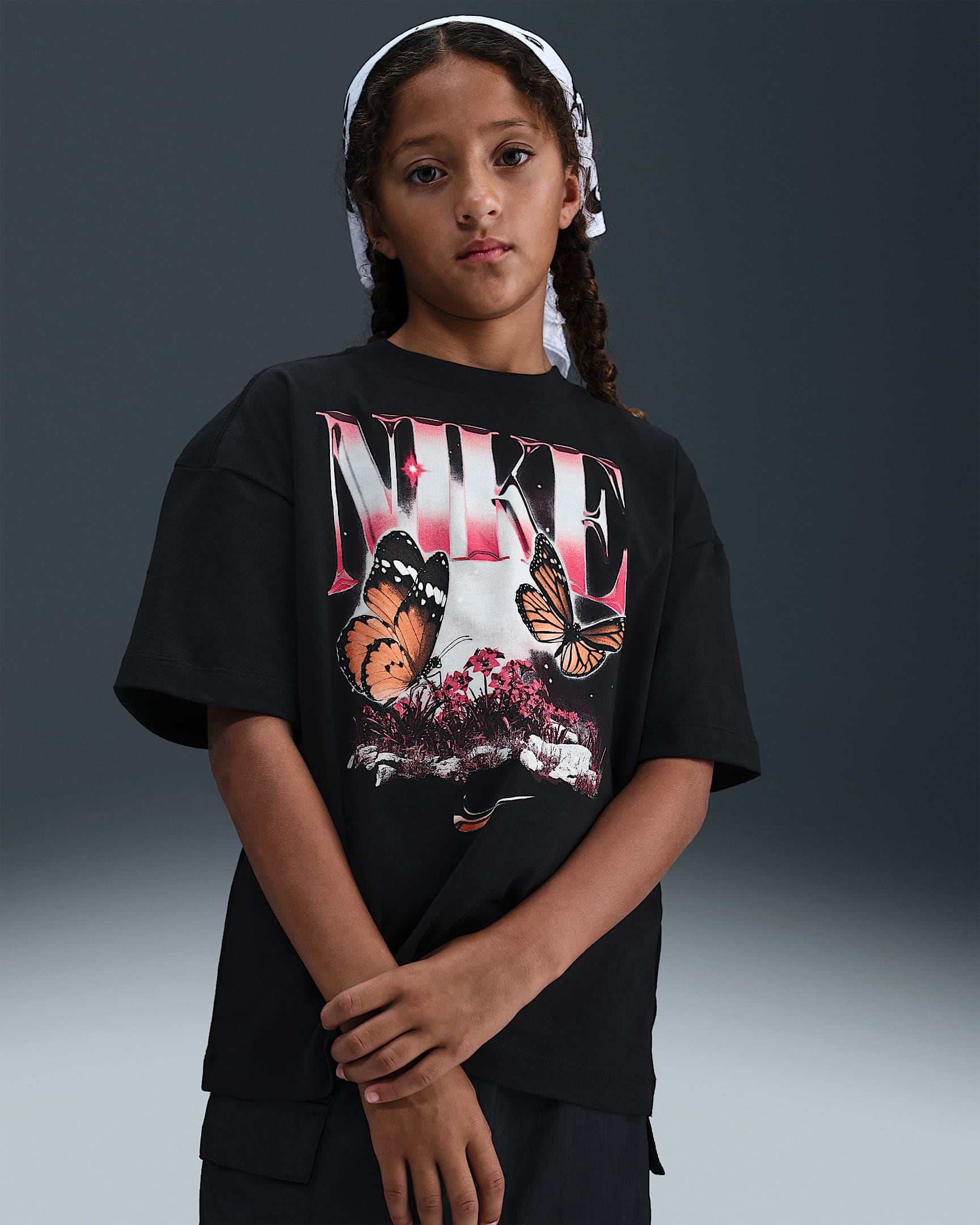 Image of Детска Тениска NIKE G NSW TEE BUTTRFLY OS