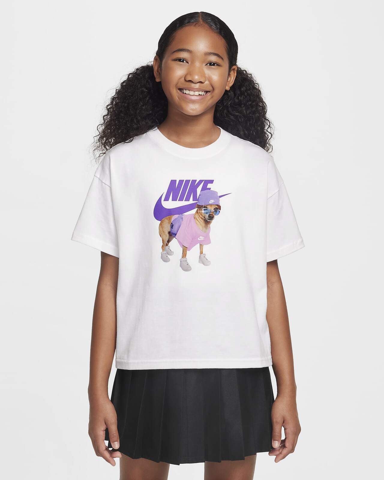 Image of Юношеска Тениска NIKE G NSW TEE KC 2 - Ballistic-sport