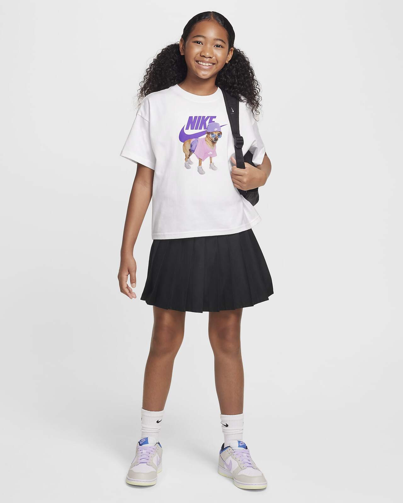 Image of Юношеска Тениска NIKE G NSW TEE KC 2 - Ballistic-sport